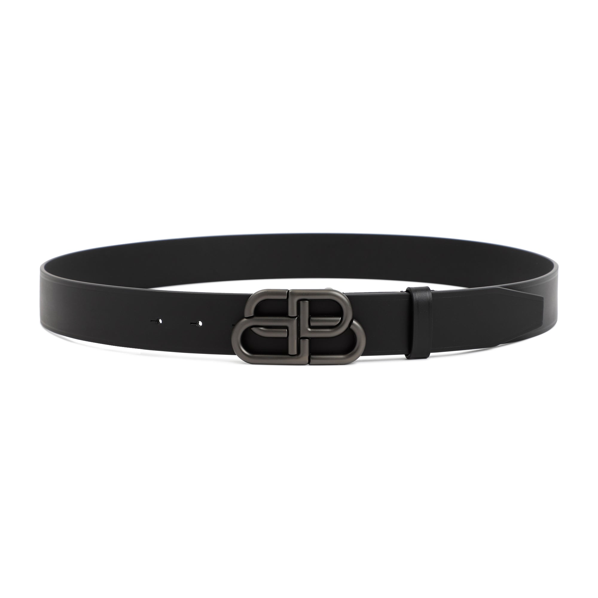 BALENCIAGA BB Leather Belt - 3.5 cm Width