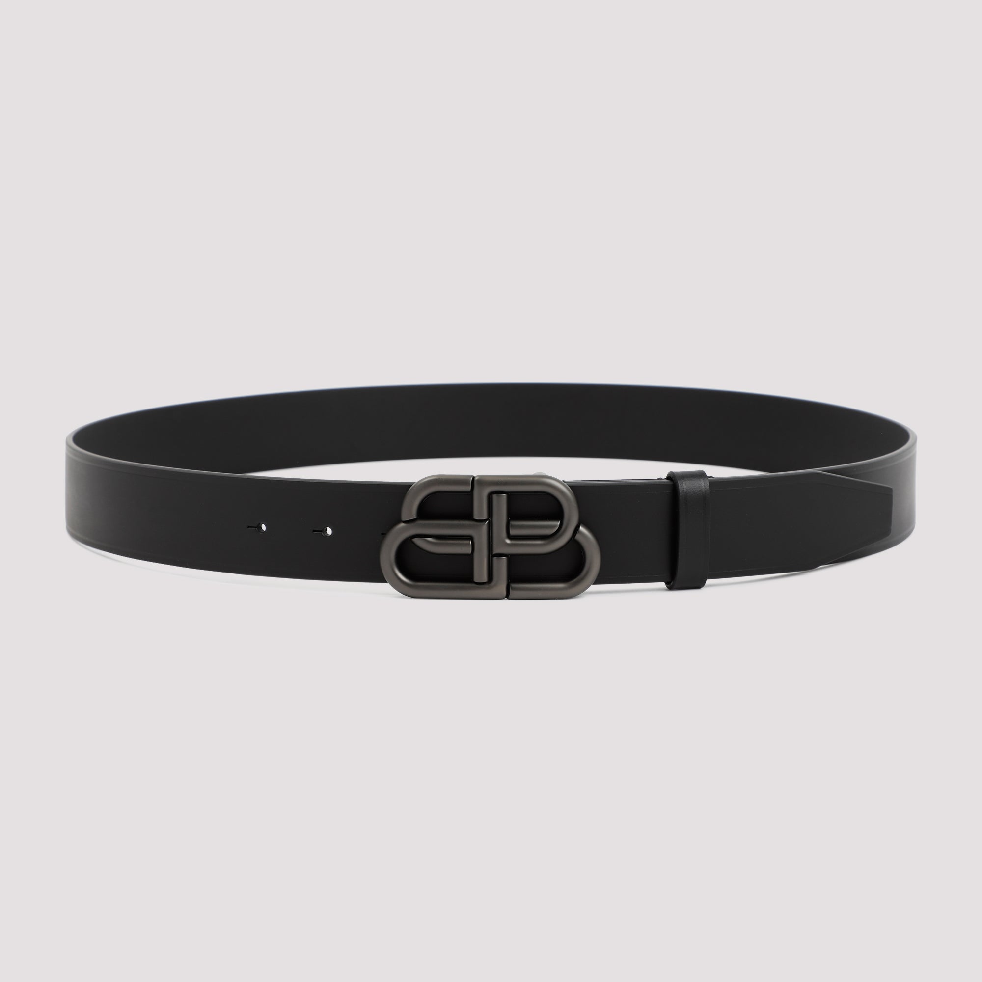 BALENCIAGA BB Leather Belt - 3.5 cm Width