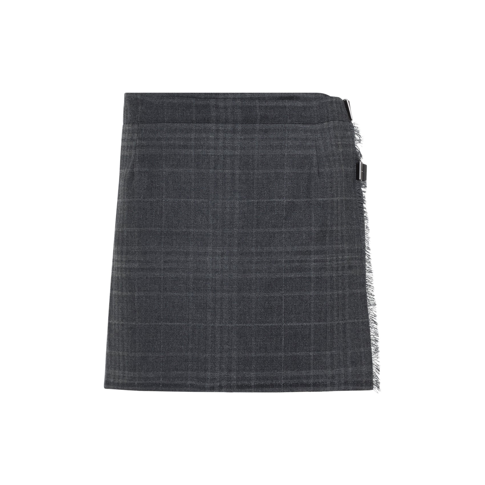 BALENCIAGA Chic Wool Mini Skirt