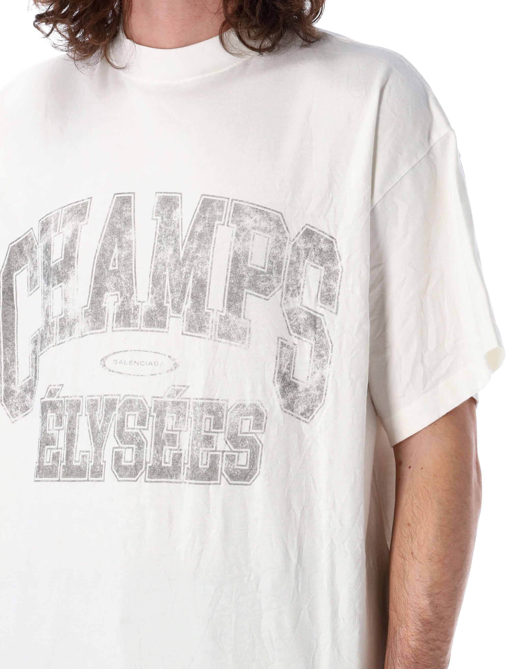 BALENCIAGA Oversized Champs-Élysées T-Shirt - Size 2