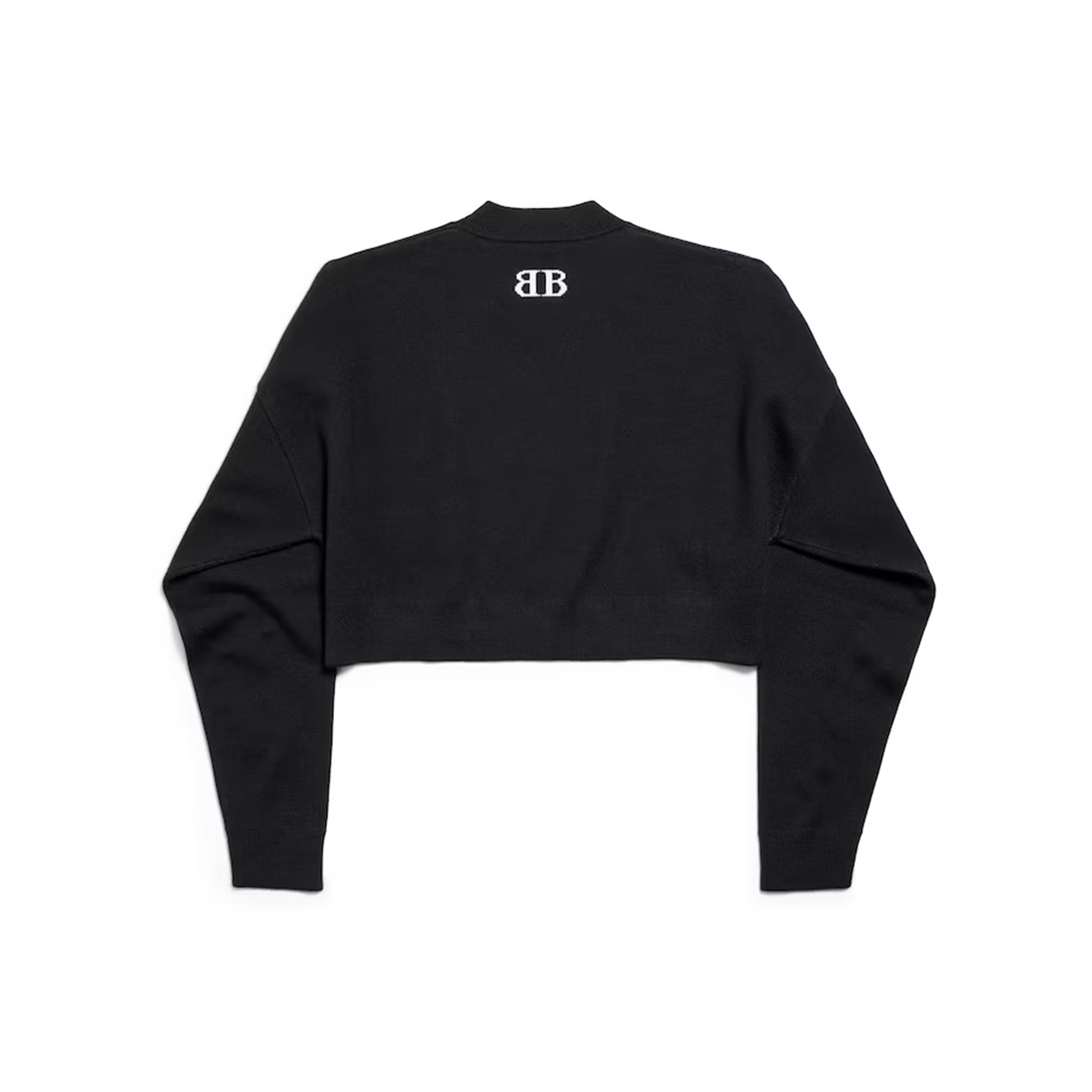 BALENCIAGA Cropped Mini Sweater