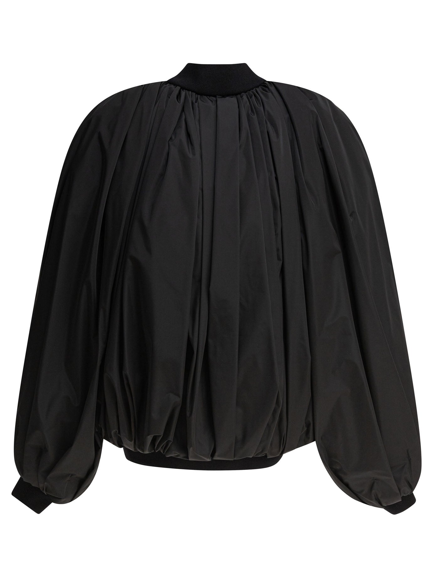 BALENCIAGA Draped Bomber Jacket - Oversized Fit for Women