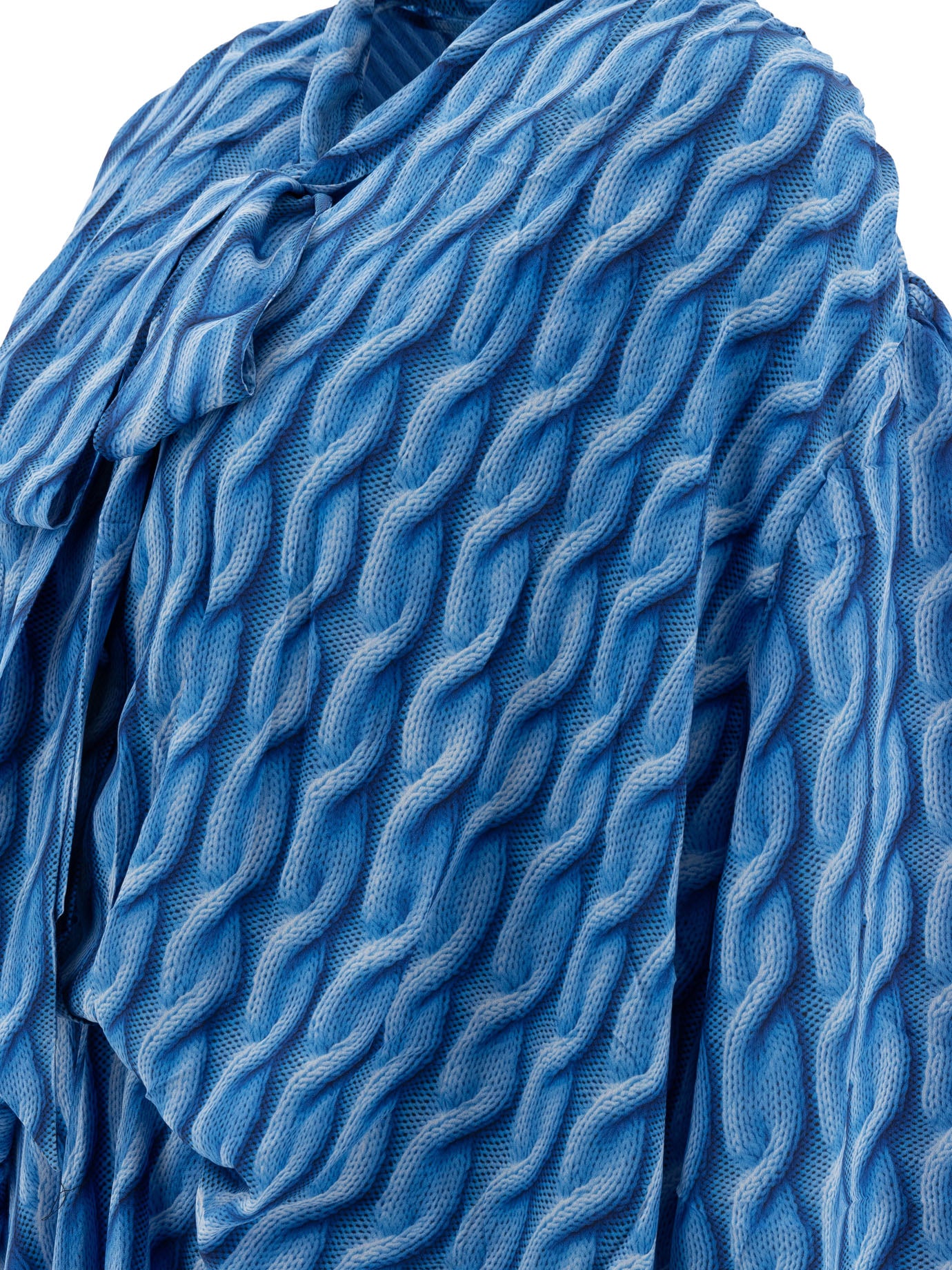 BALENCIAGA Printed Flared Dress for Women - Long Design