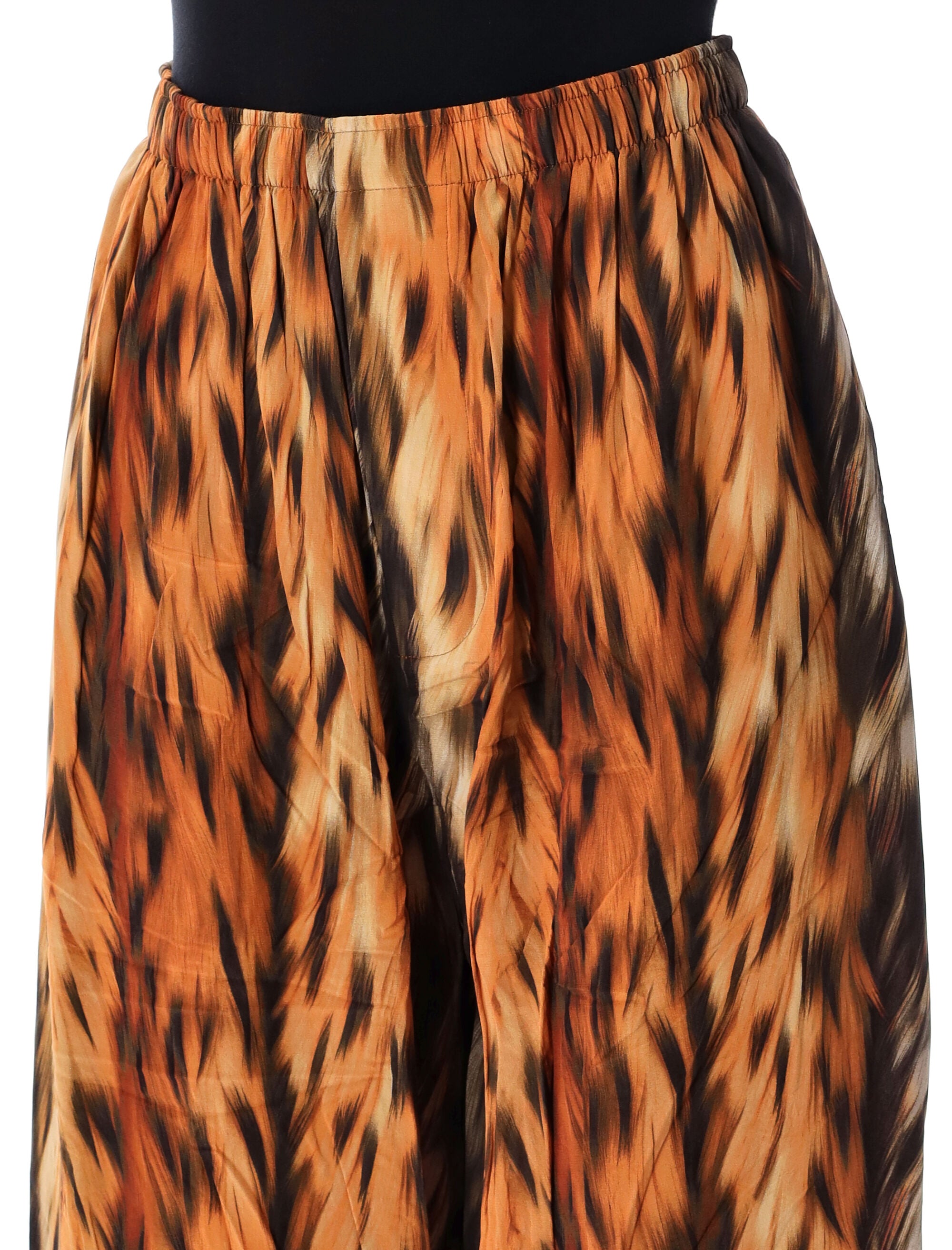 BALENCIAGA Luxurious Silk Satin Pyjama Pants - Mid Waist, Loose Fit