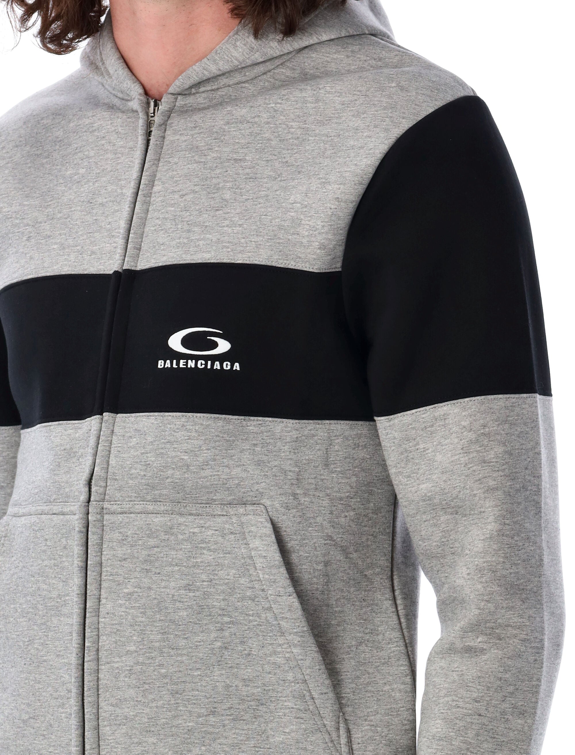 BALENCIAGA Slim Fit Sweatsuit Hoodie - Size L