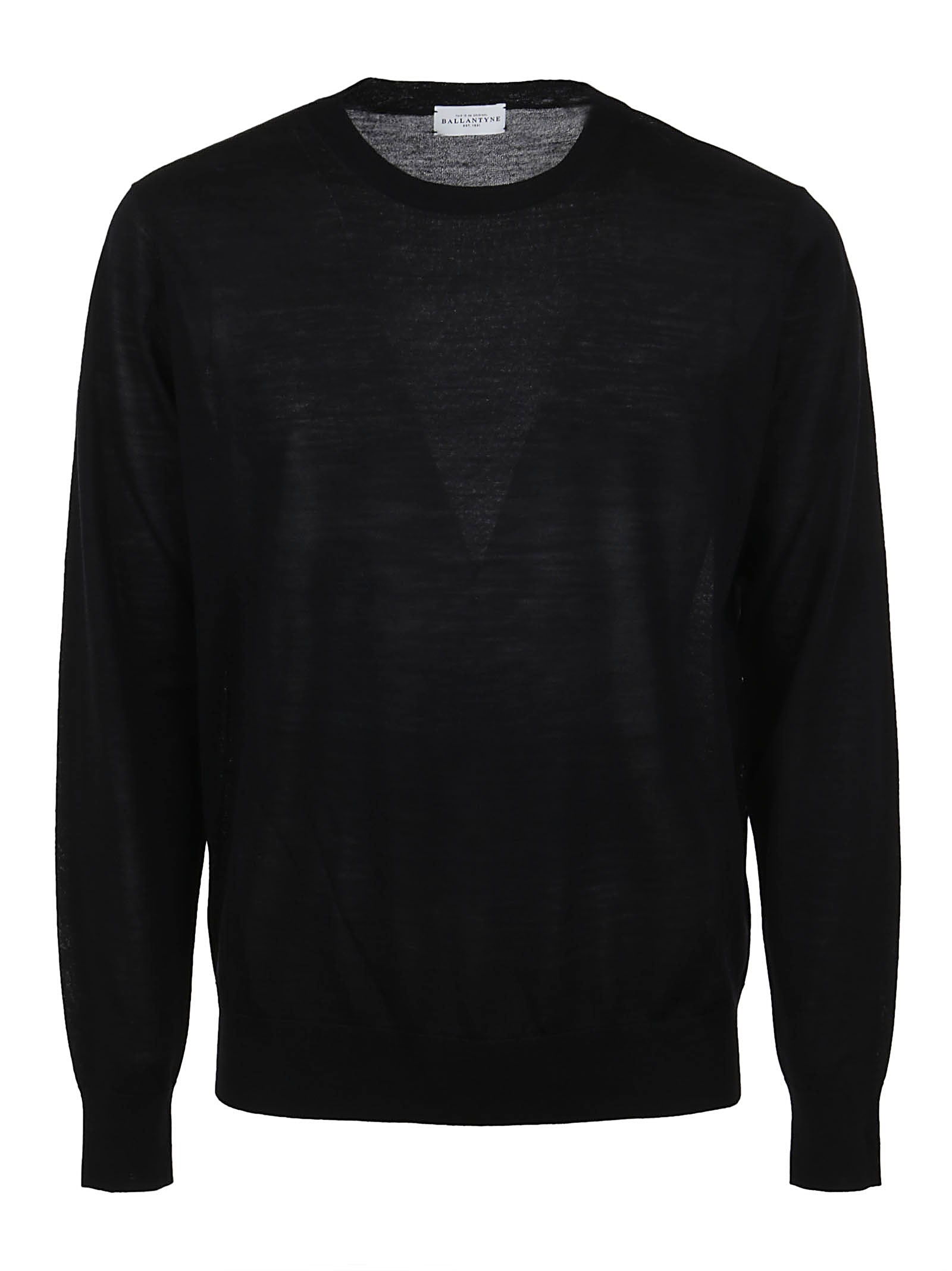 BALLANTYNE Classic Black Wool Cardigan for Men