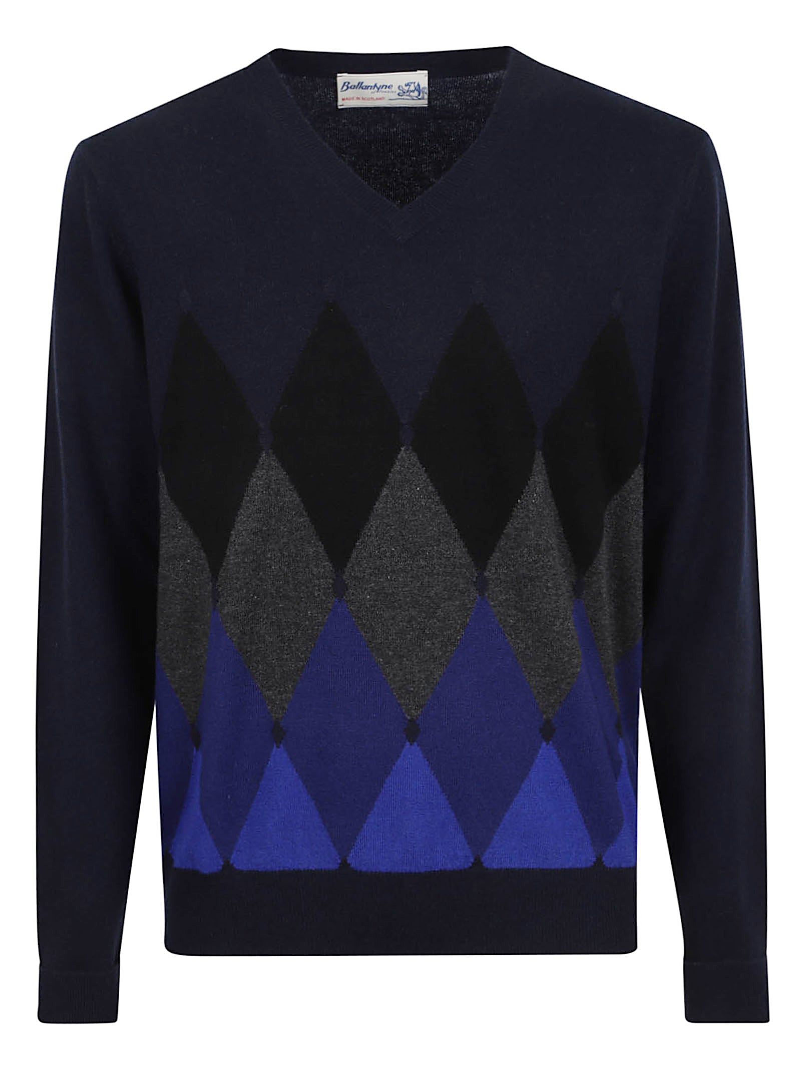BALLANTYNE Regular Fit Cashmere Sweater