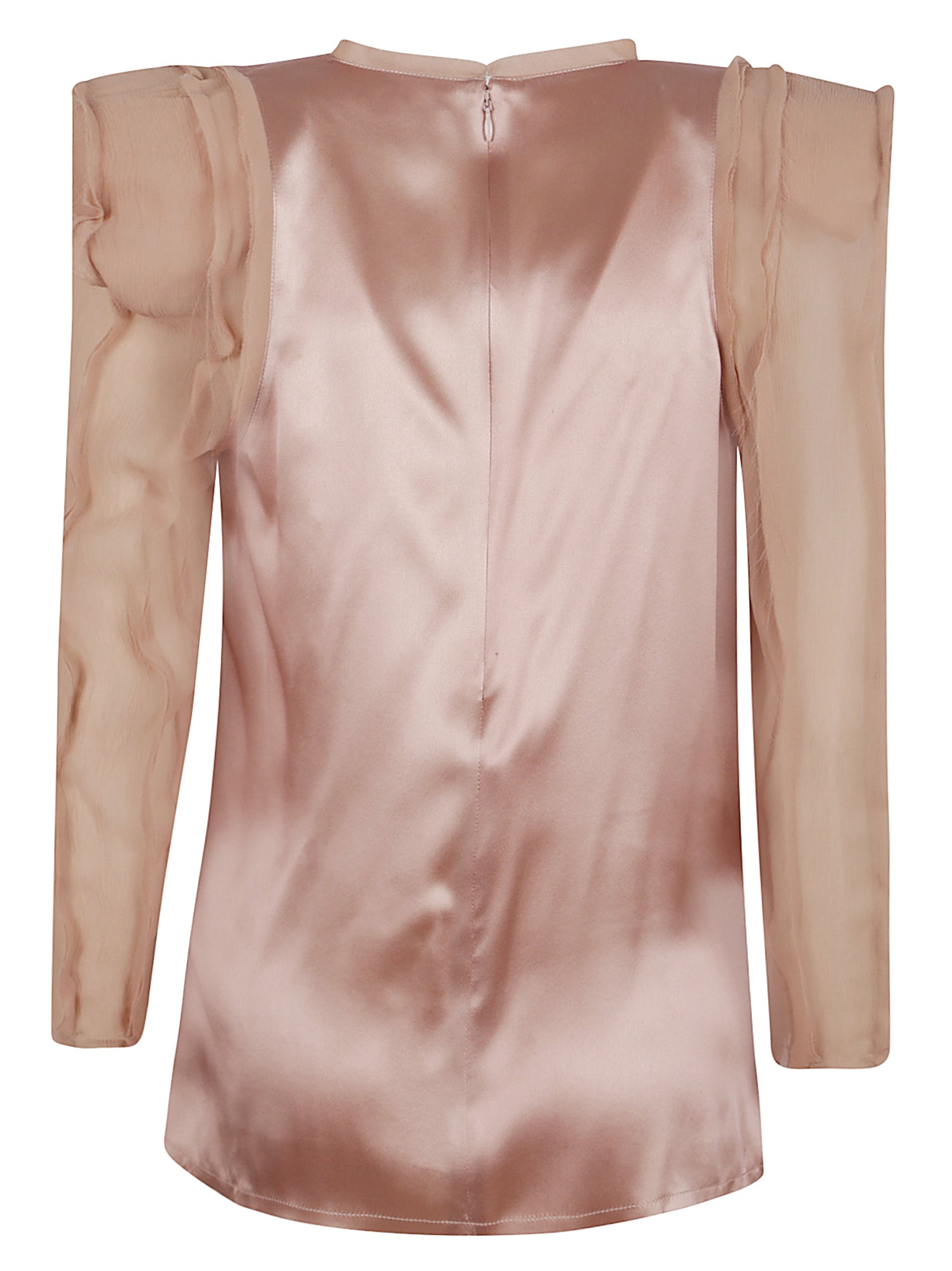 BALMAIN Elegant Mini Silk Top for Women