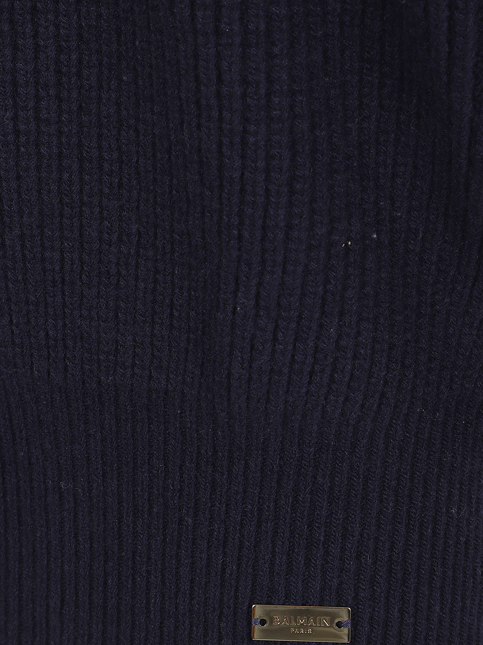 BALMAIN Oversized High Neck Sweater with Batwing Sleeves