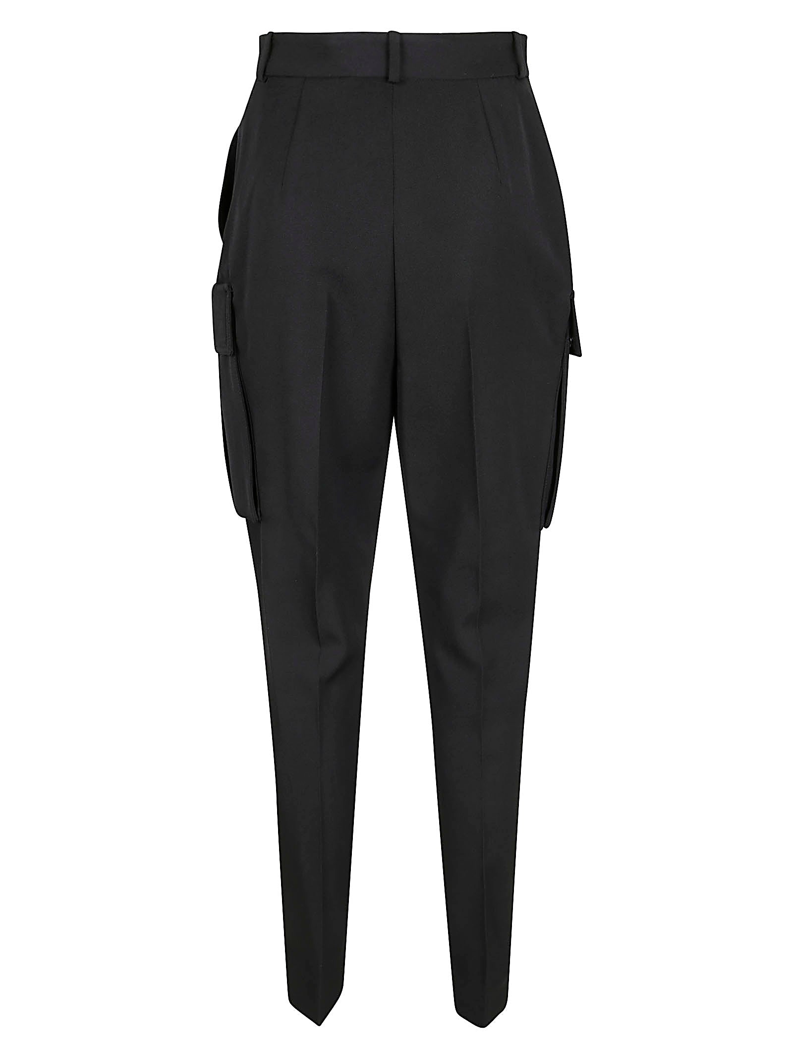 BALMAIN Sophisticated Women's Virgin Wool Trousers