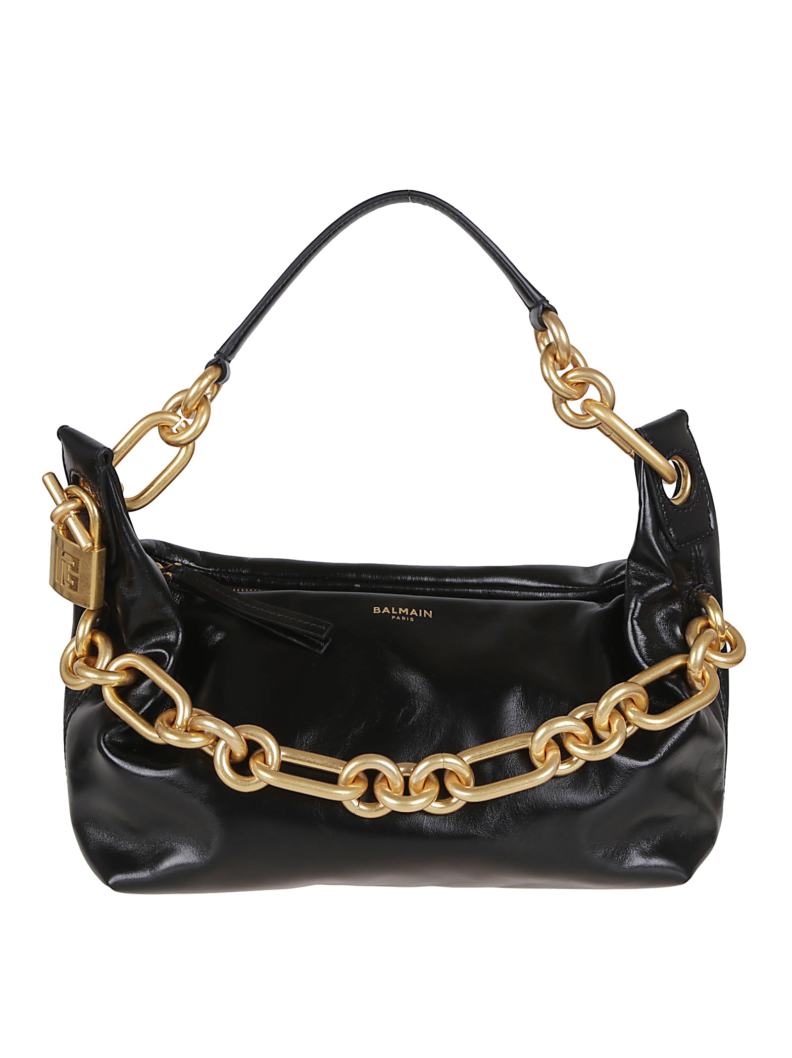 BALMAIN Mini Handbag with Luxurious Leather Finish