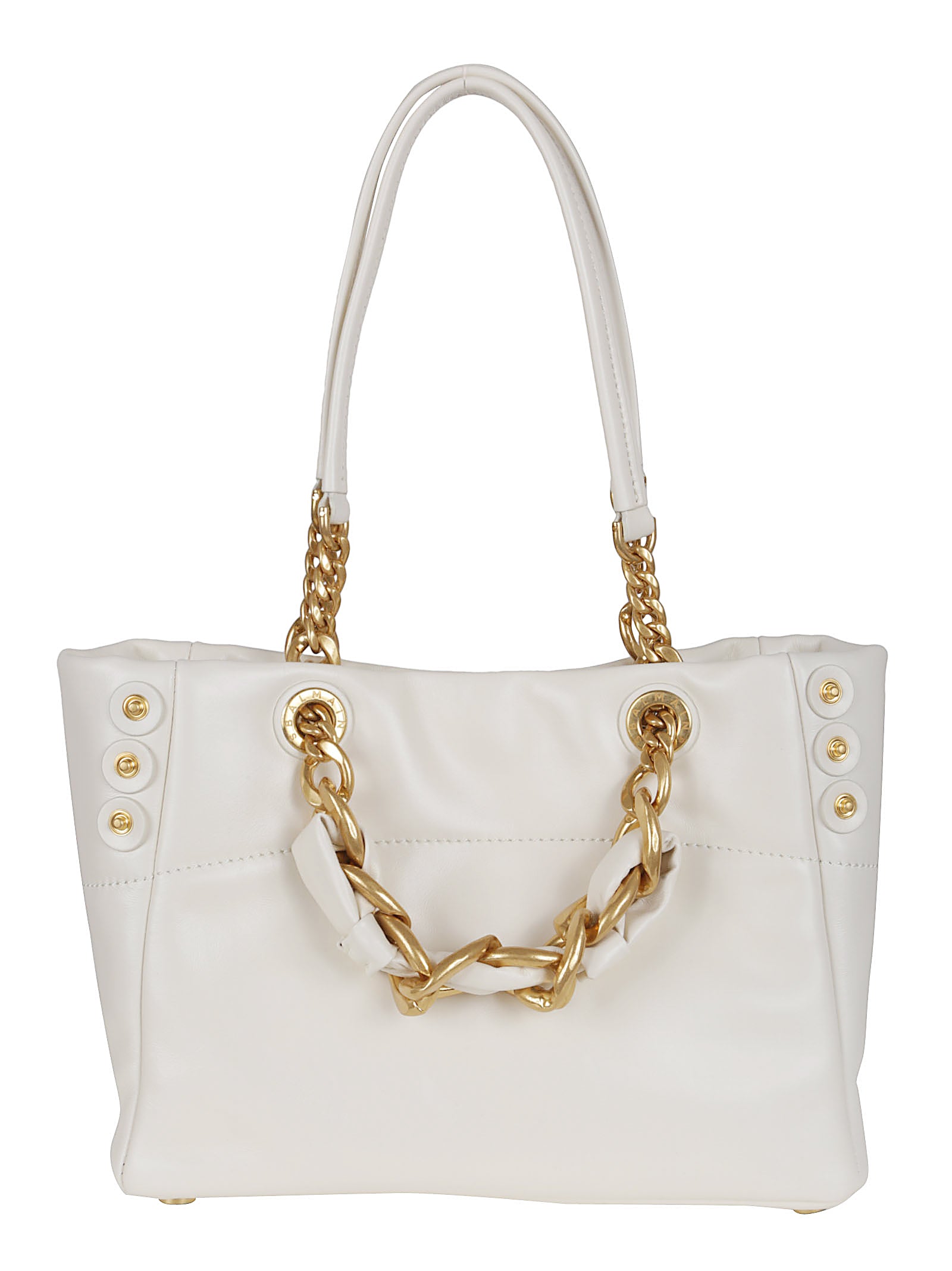 BALMAIN Leather Shopper Handbag - Spacious Design for Everyday Use