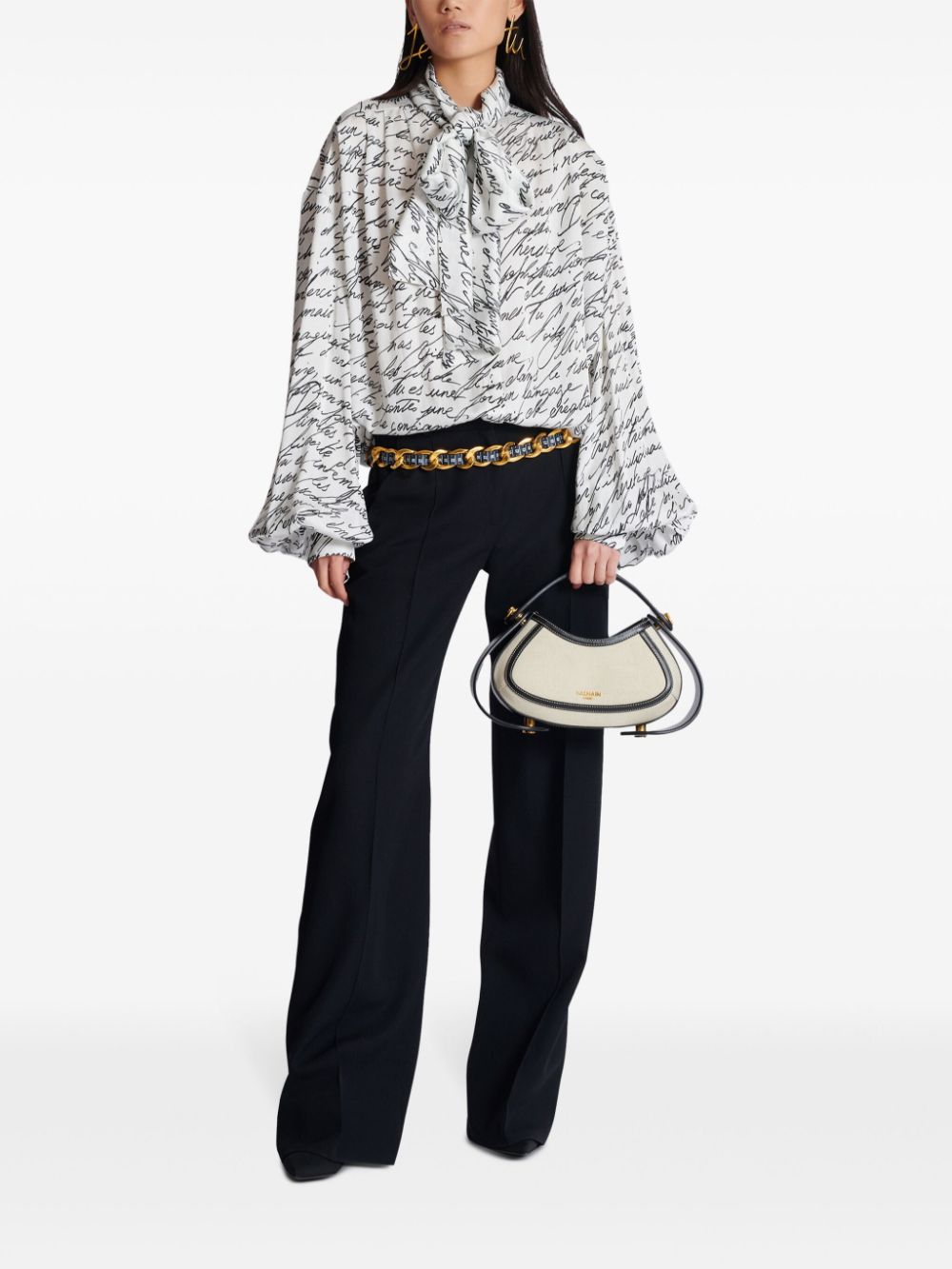 BALMAIN Elegant Viscose Shirt for Women - Spring Summer 25