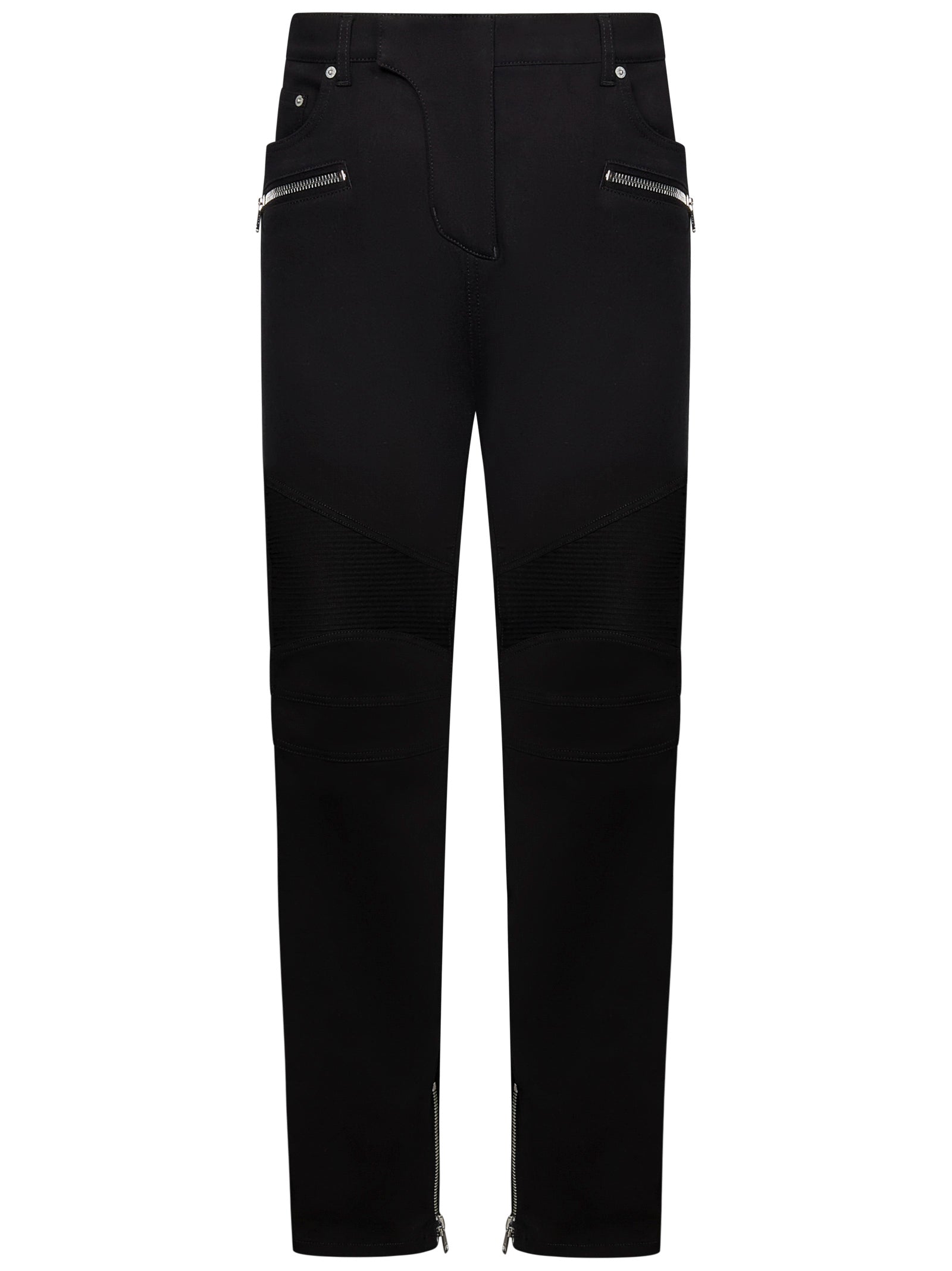BALMAIN Slim-Fit Biker Jeans for Men - Size 48 IT