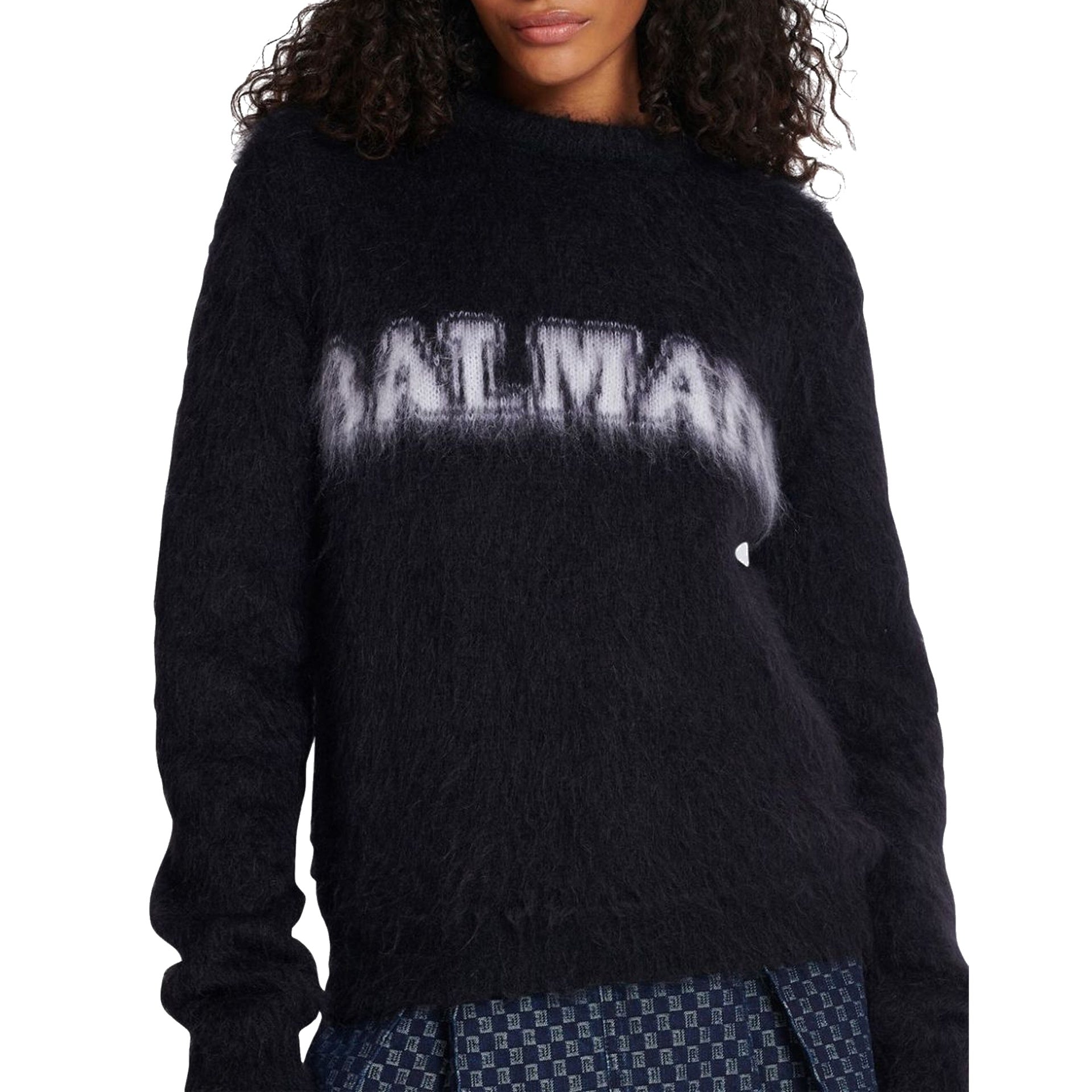 BALMAIN Logo Pullover Sweater for Women
