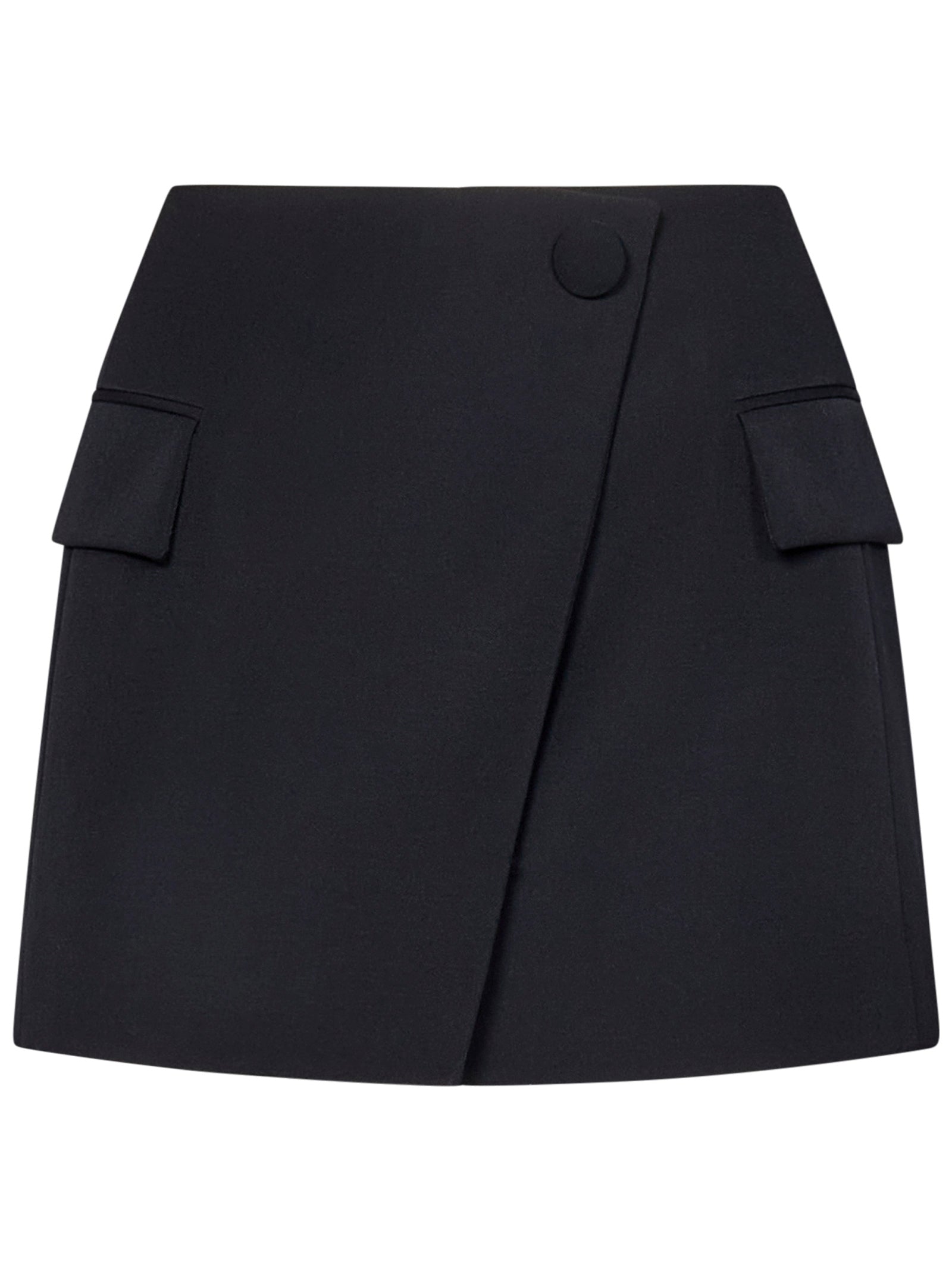 BALMAIN Asymmetric Mini Skirt for Chic Outings