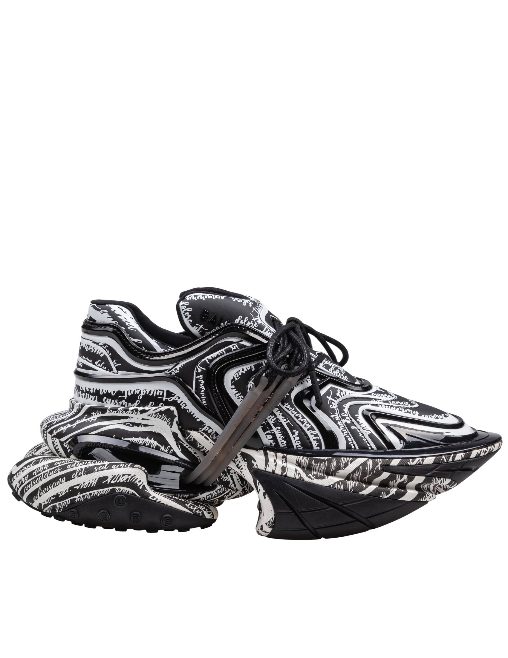 BALMAIN Unicorn Wave Sneaker 7 cm Sole Height