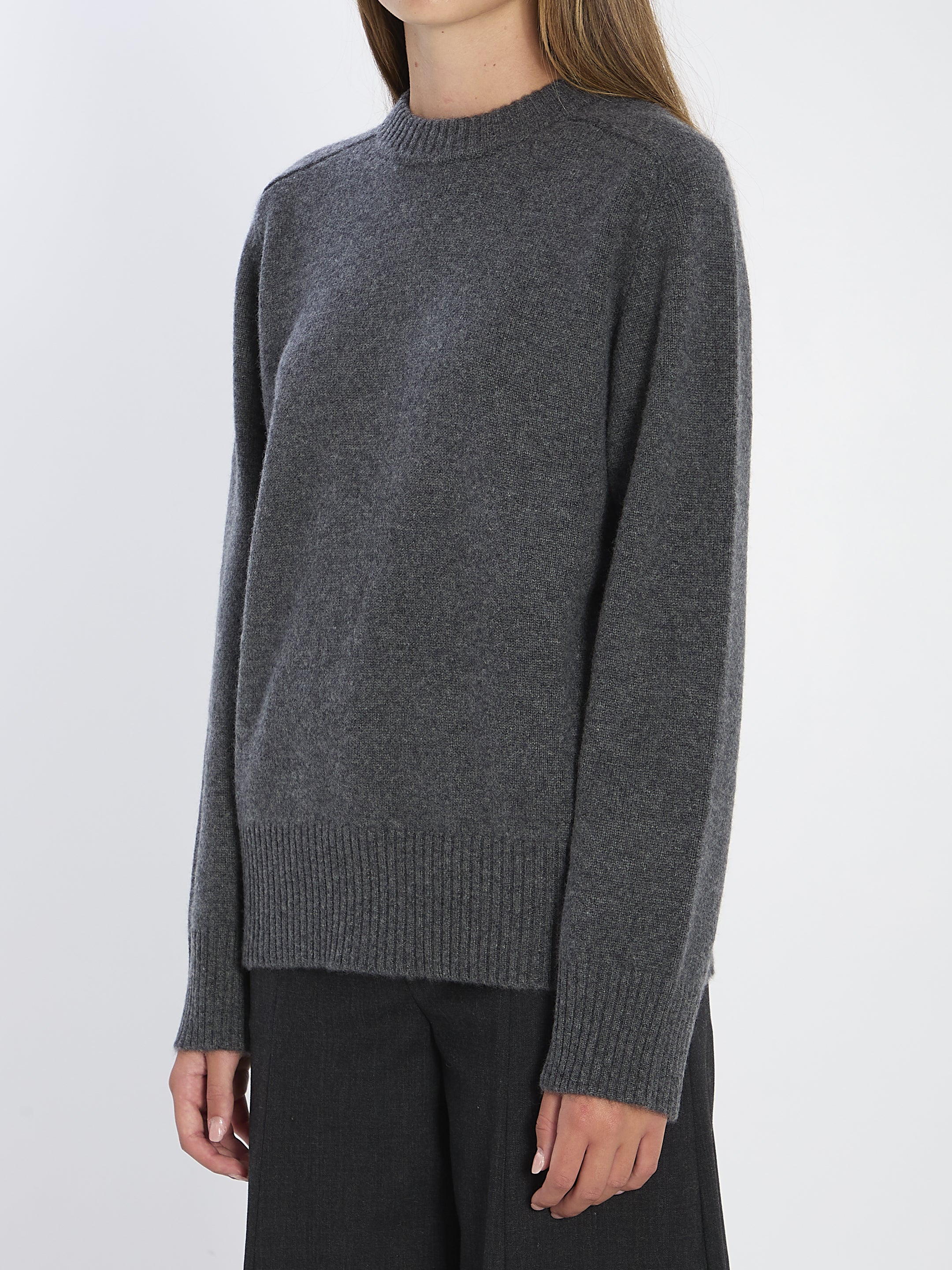 LOULOU DE SAISON Relaxed Fit Cashmere Sweater - Size S