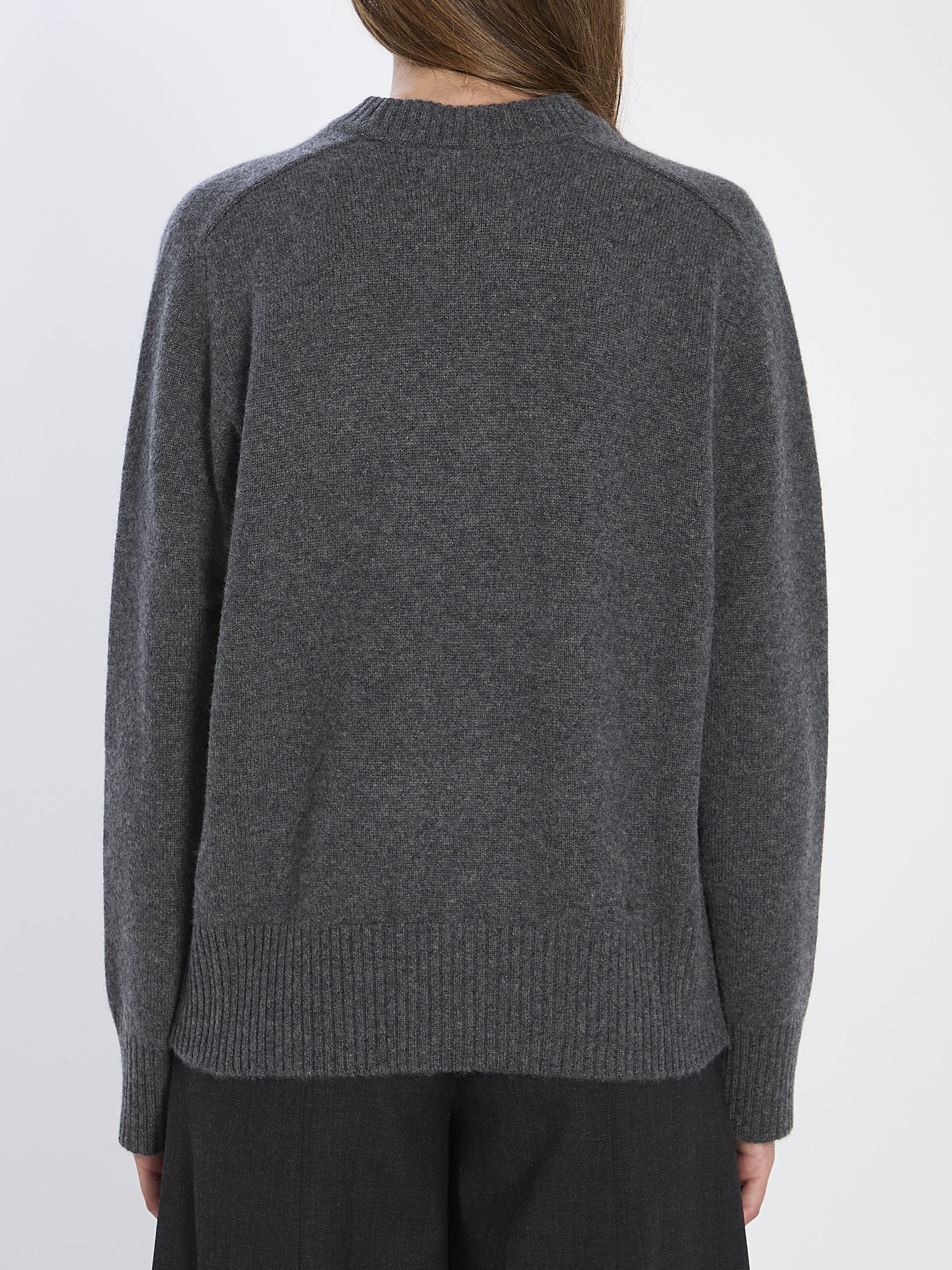 LOULOU DE SAISON Relaxed Fit Cashmere Sweater - Size S