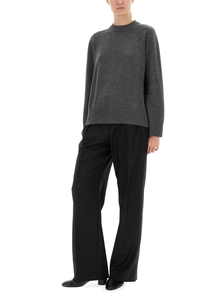 LOULOU DE SAISON Charcoal Cashmere Sweater for Women - FW25 Collection