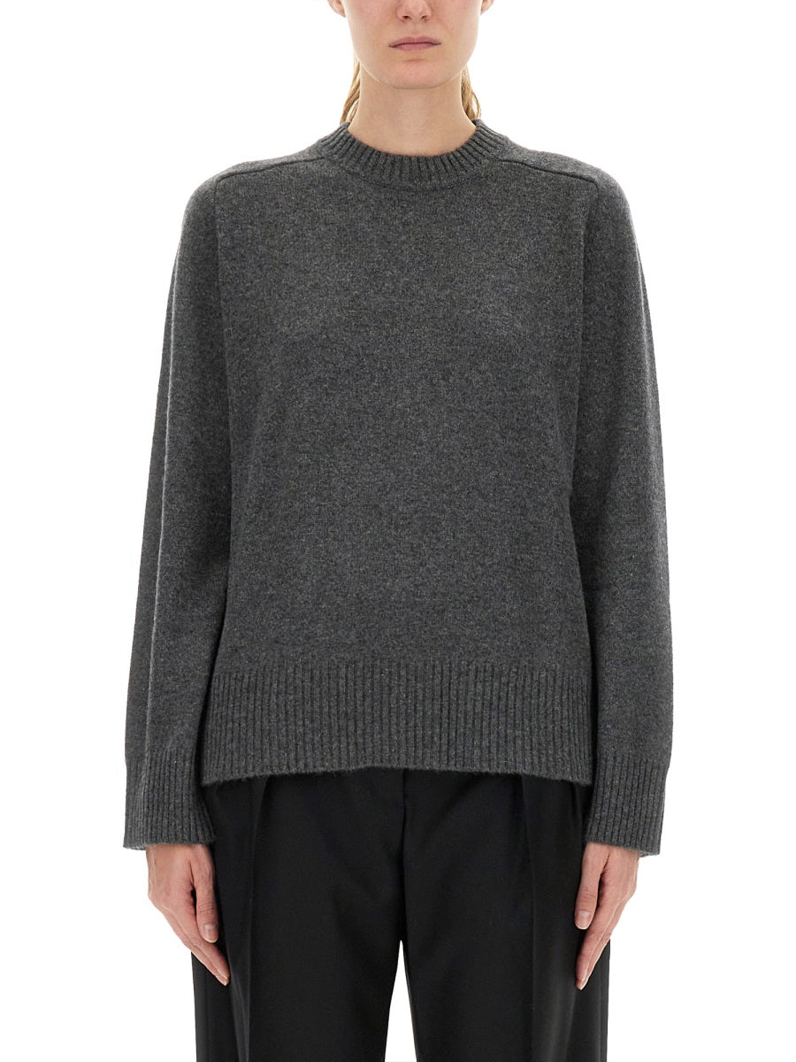 LOULOU DE SAISON Charcoal Cashmere Sweater for Women - FW25 Collection