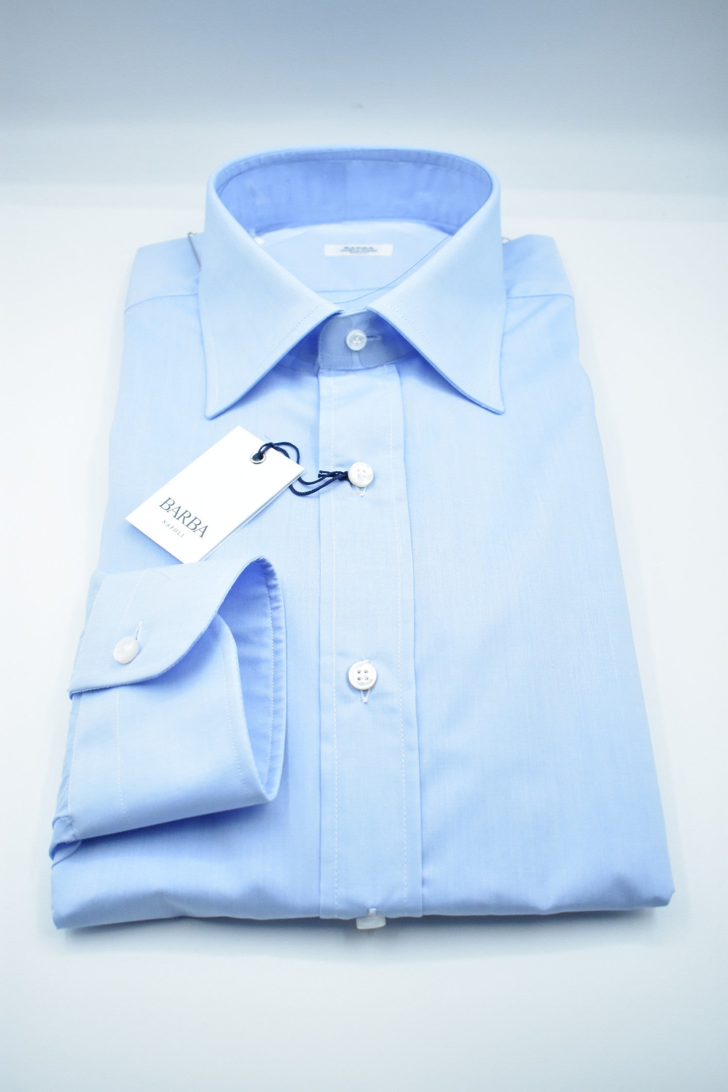 BARBA Celeste Men's Semi-Slim Fit Shirt