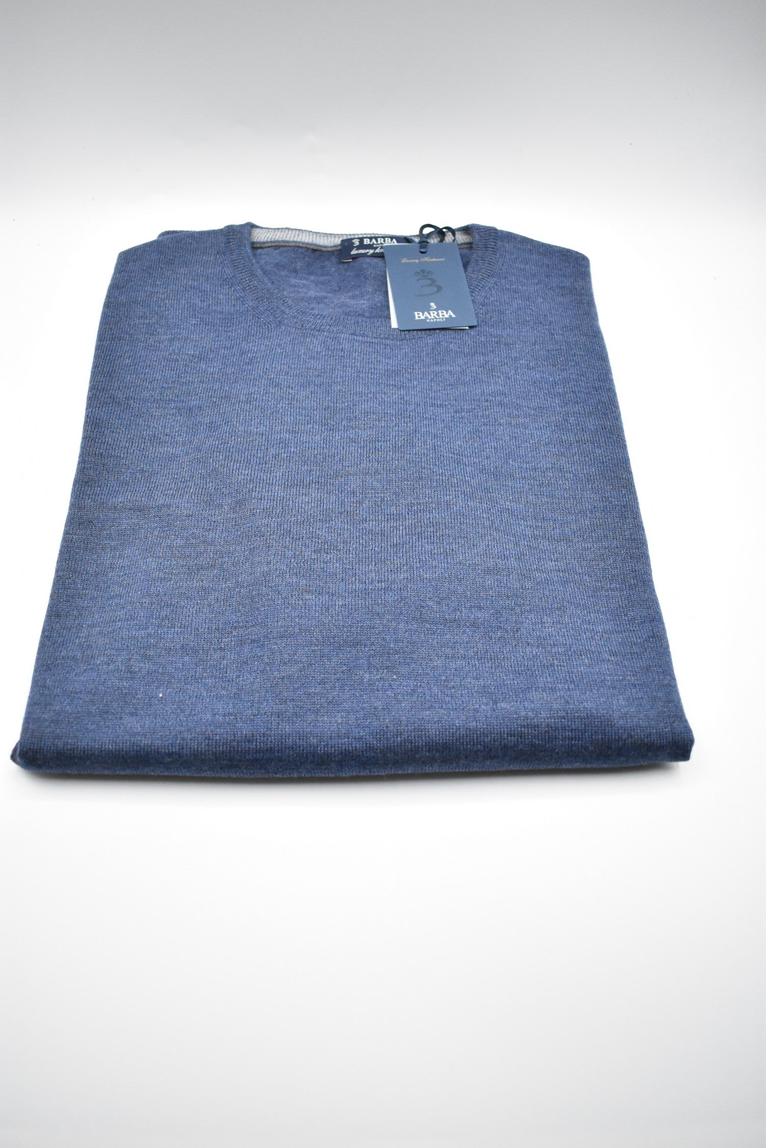 BARBA Medium Blue Sweater for Men