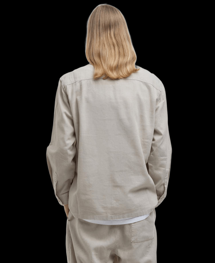 BARBOUR Linen Blend Overshirt for Men - SS25