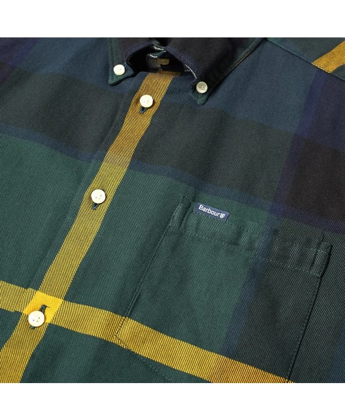 BARBOUR Men's Multicolour Check Mini Button-Down Shirt