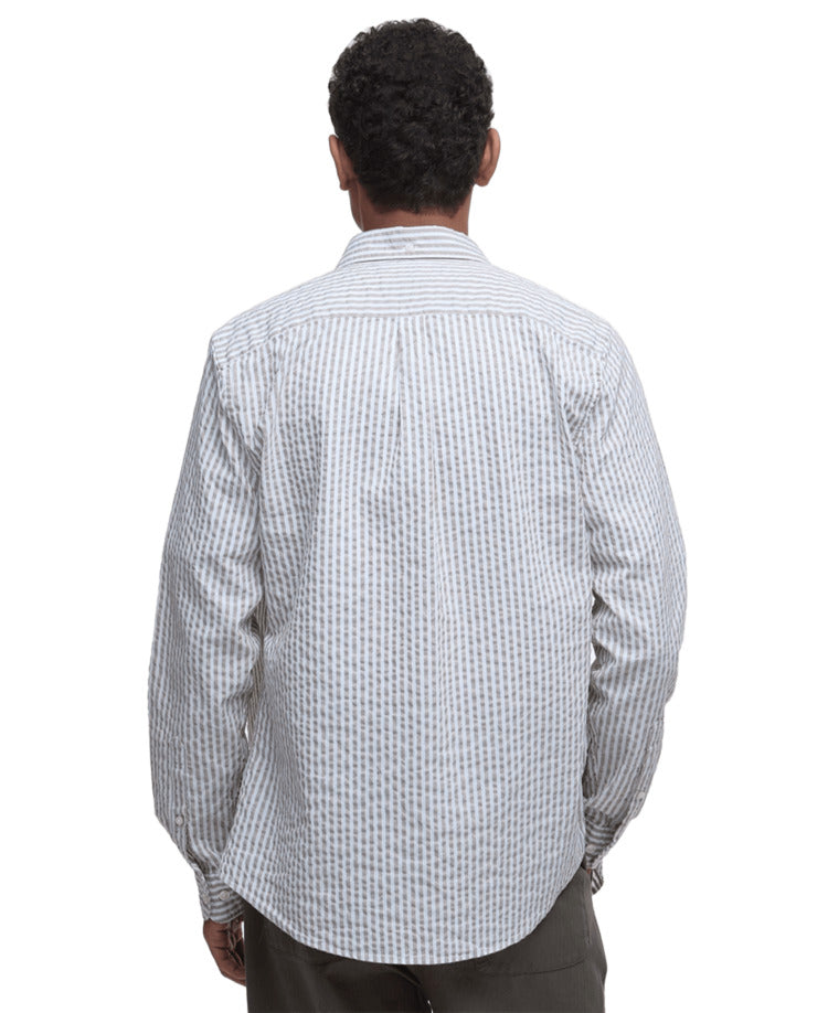 BARBOUR Slim-Fit Vertical Stripe Long-Sleeve Shirt