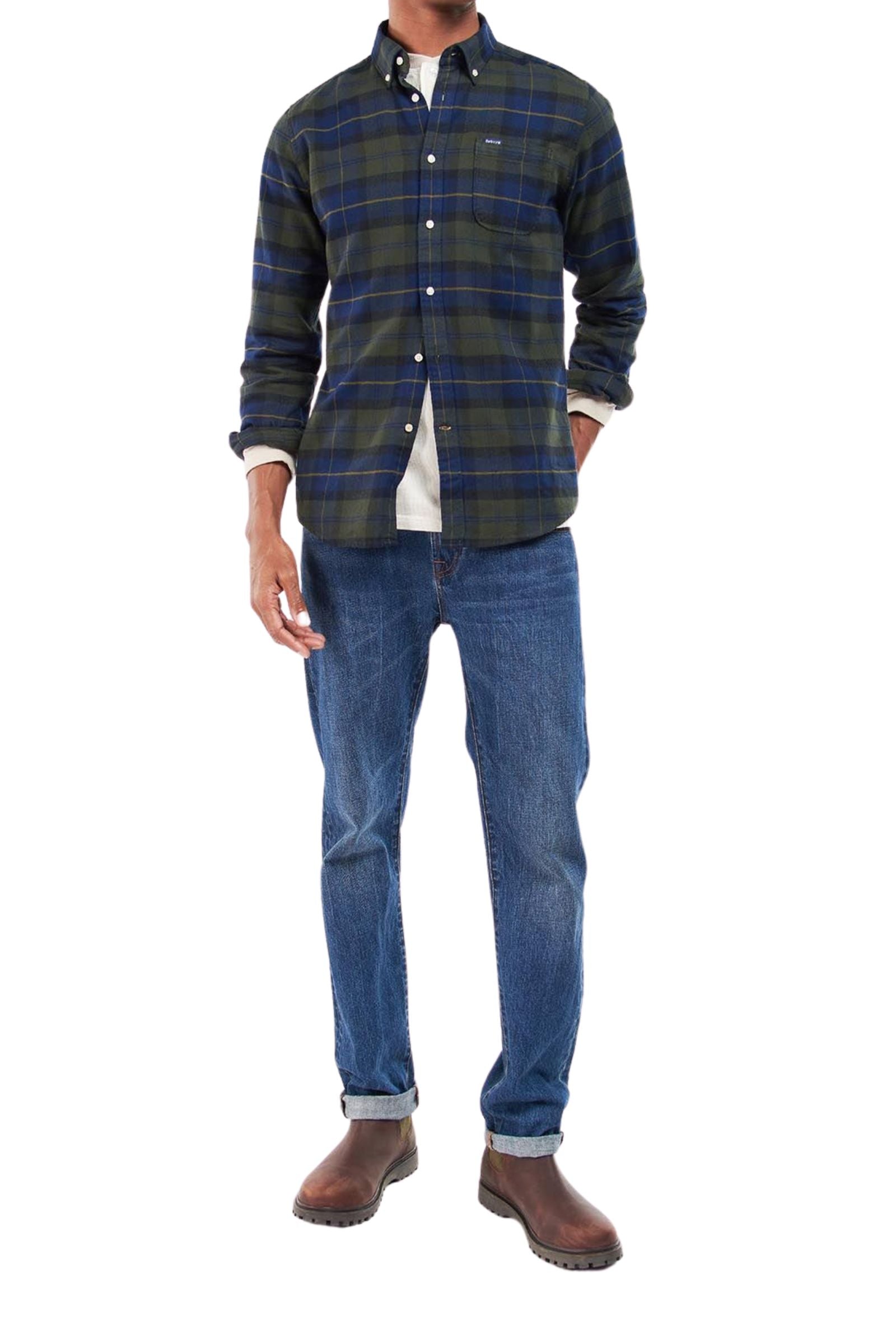 BARBOUR Smart-Casual Long Sleeve Shirt for Men - Fall Winter 2025