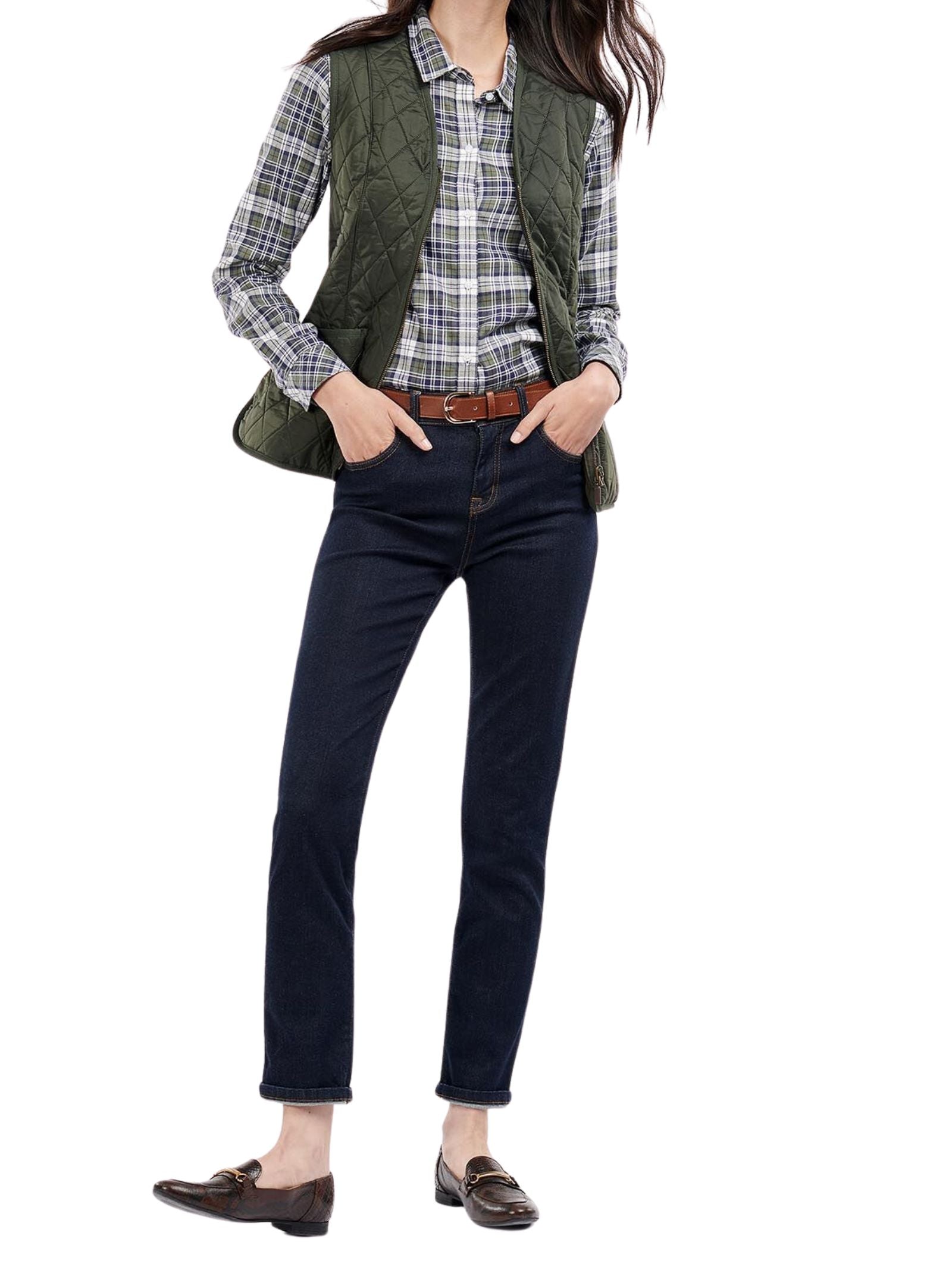 BARBOUR Slim Fit Sleeveless Vest for Women