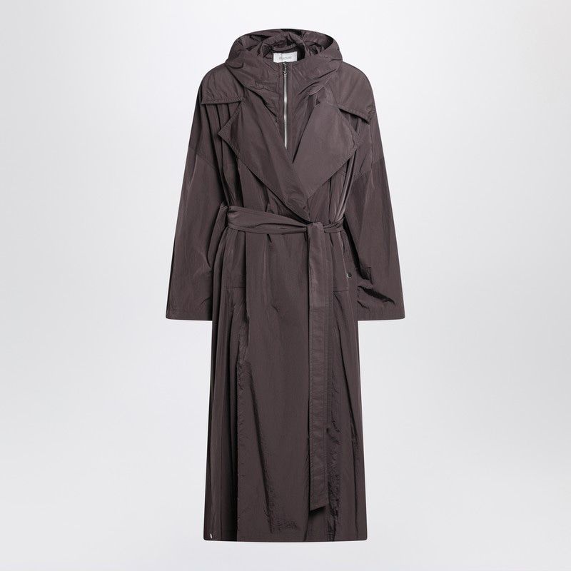 MAX MARA SPORTMAX Oversized Taffeta Trench Jacket with Gilet - FW25