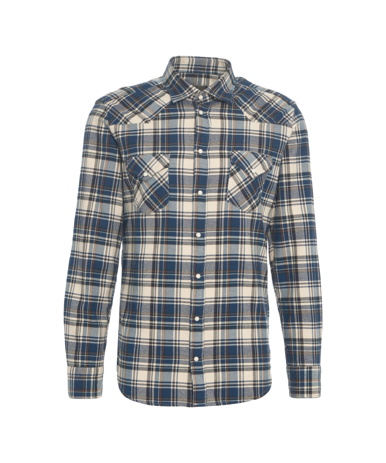 BASTONCINO Checkered Design Long Sleeve Shirt for Men