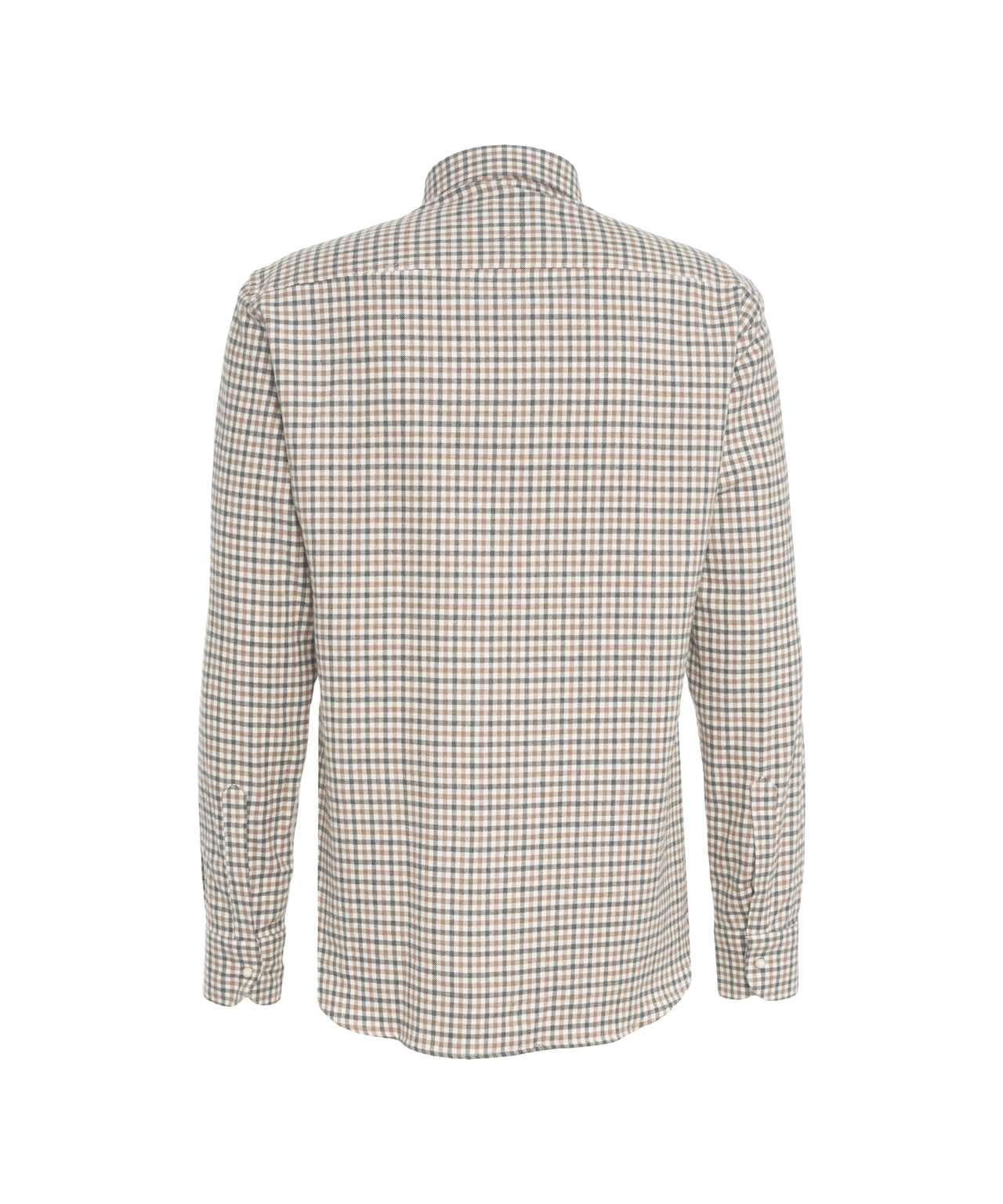 BASTONCINO Mini Check Flannel Western Shirt for Men
