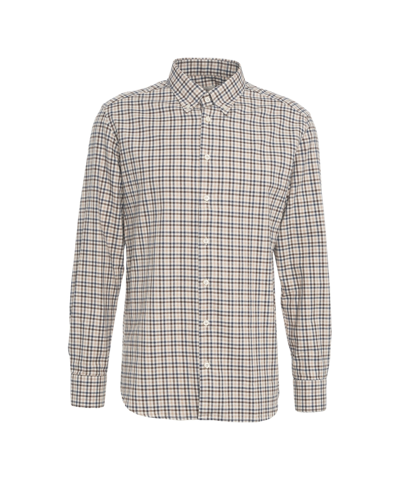 BASTONCINO Checkered Button-Down Shirt for Men