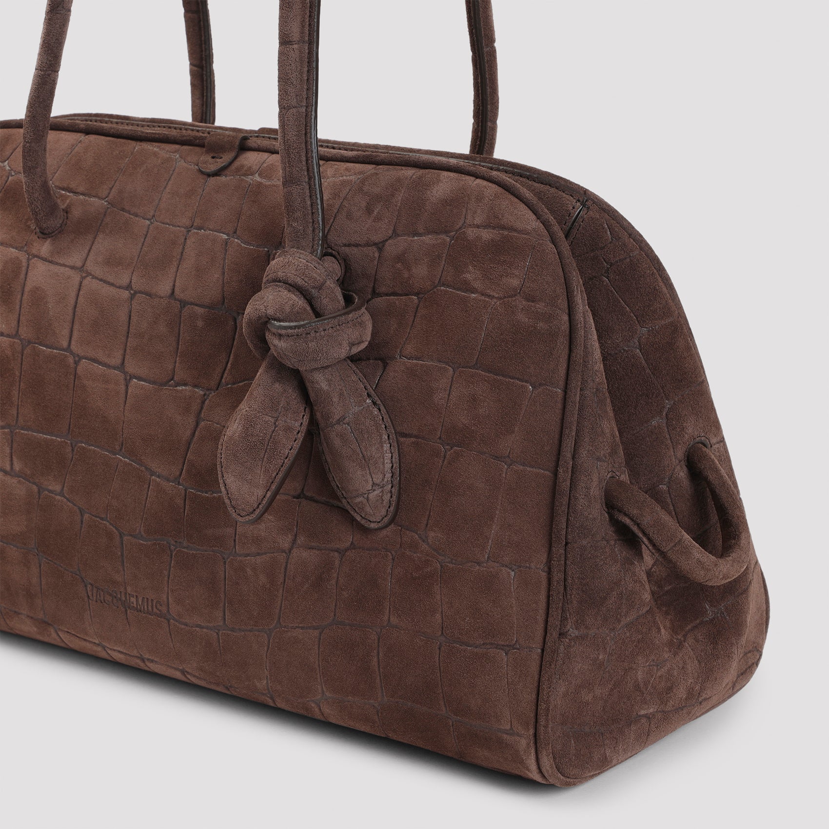 JACQUEMUS Mini Suede Handbag - 39cm x 23cm x 17cm