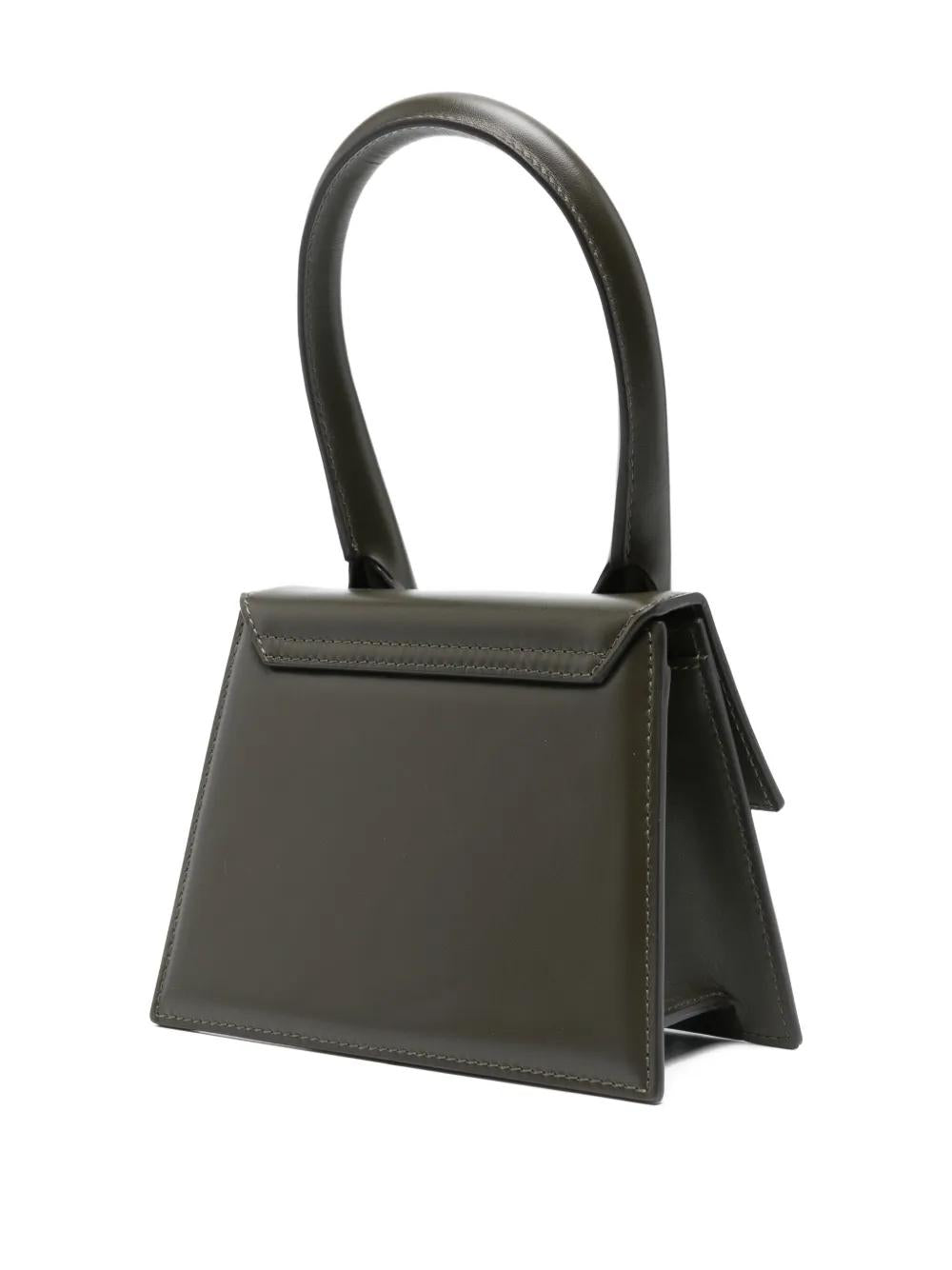 JACQUEMUS Mini Tote Handbag with Foldover Top