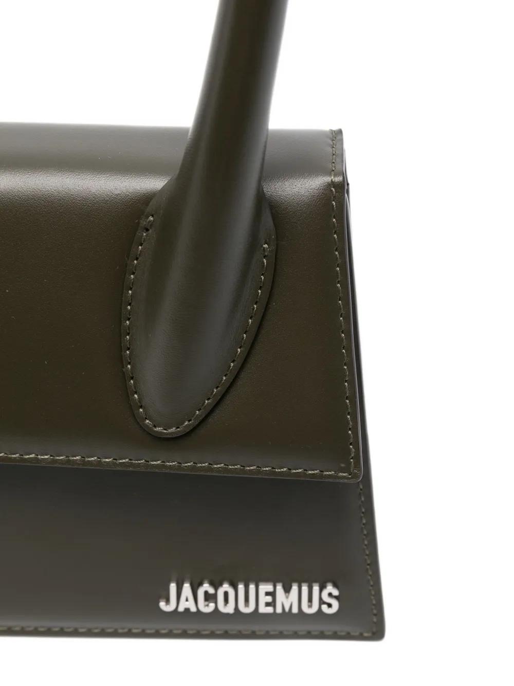 JACQUEMUS Mini Tote Handbag with Foldover Top