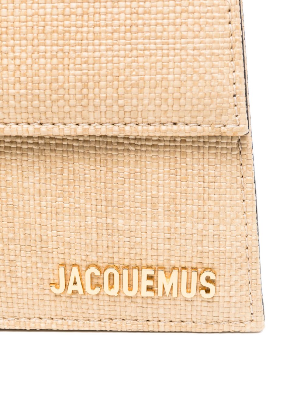 JACQUEMUS Mini Raffia Long Handbag