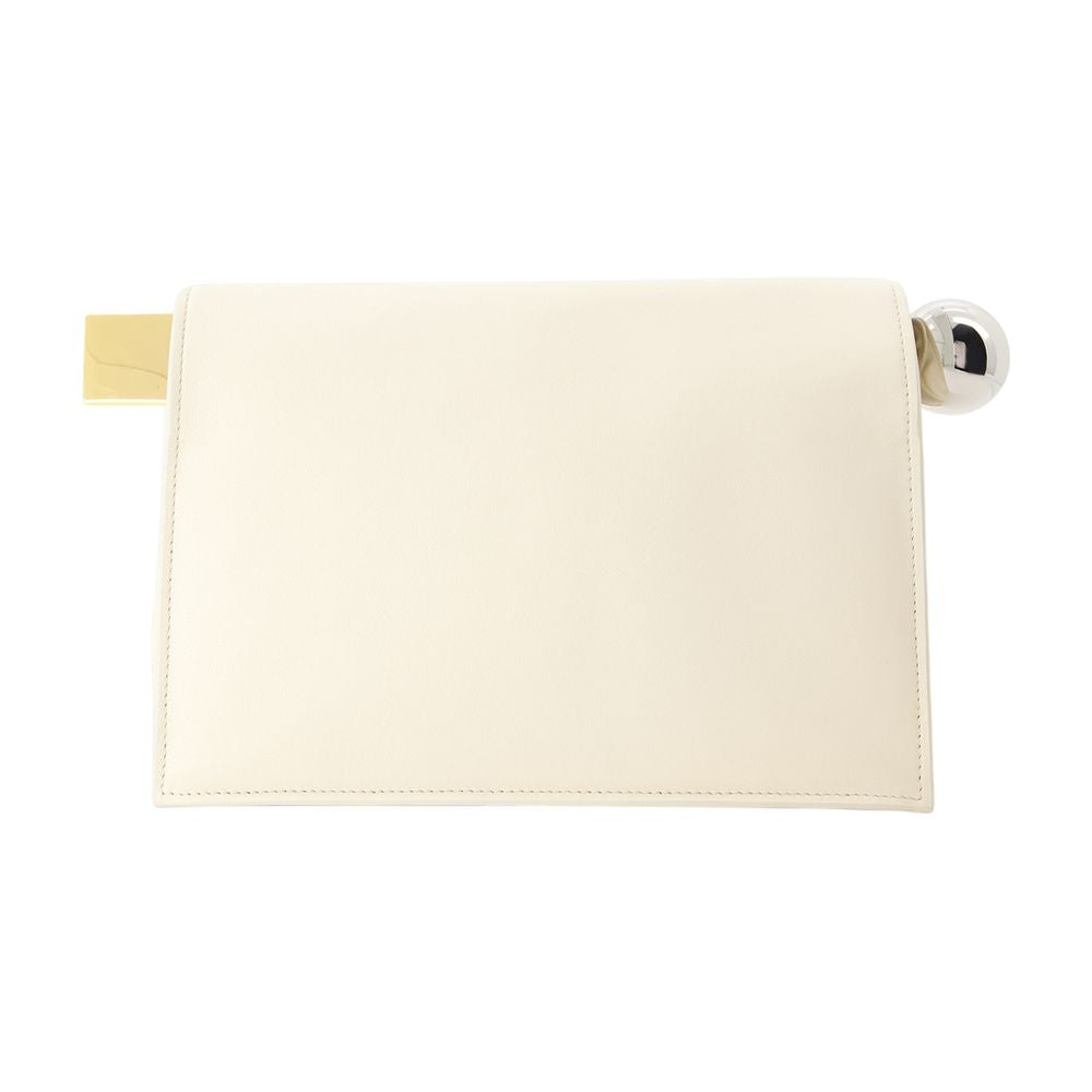 JACQUEMUS Mini Round Leather Clutch