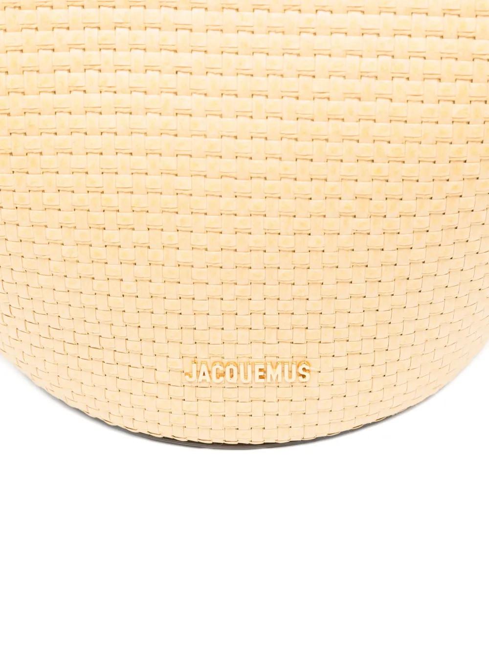 JACQUEMUS Mini Leather and Cotton Handbag