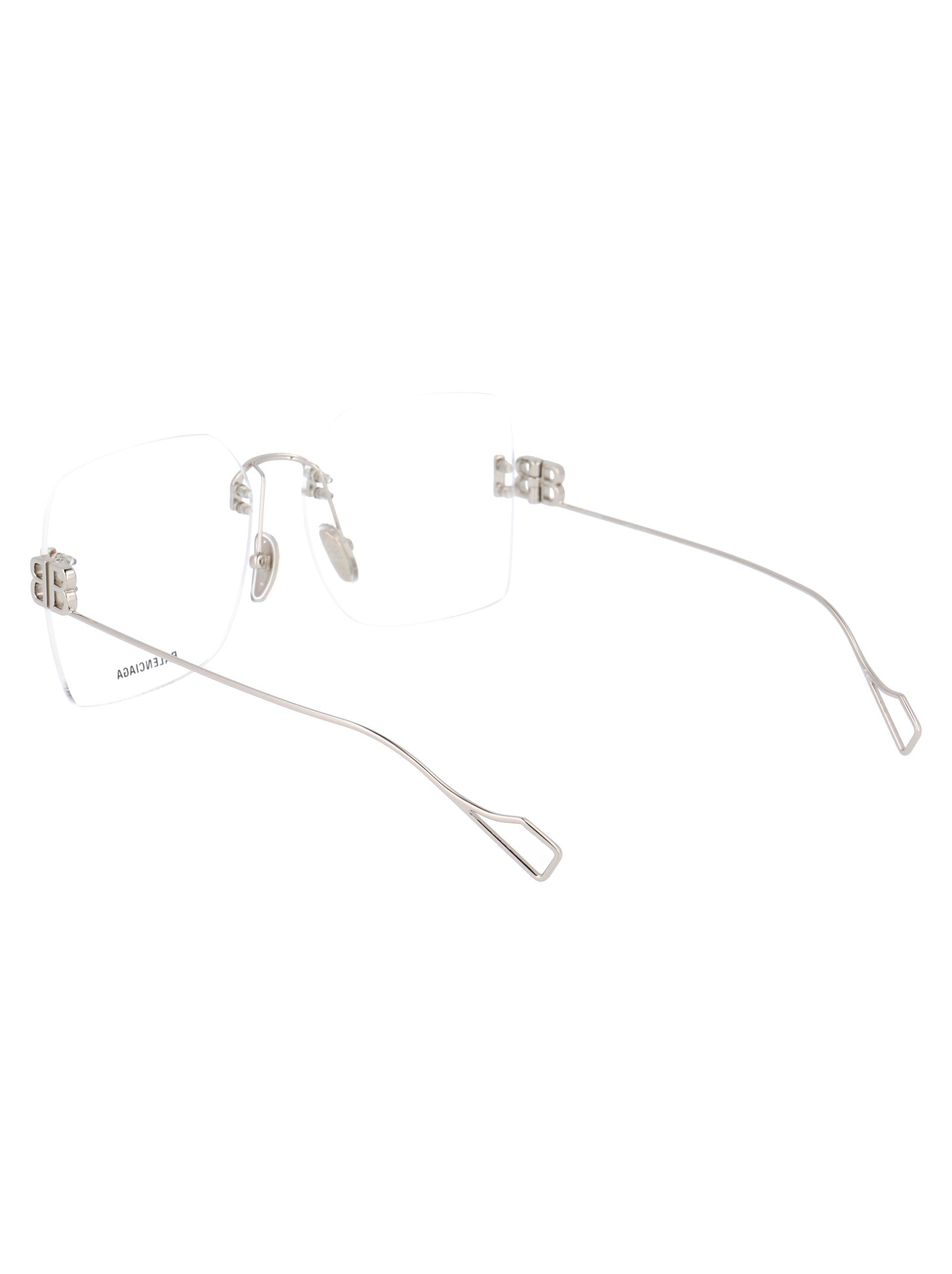 BALENCIAGA Transparent Metal Optical Glasses for Women