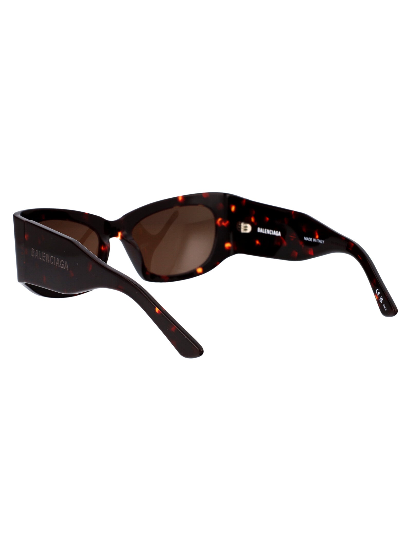 BALENCIAGA Acetate Havana Sunglasses for Women
