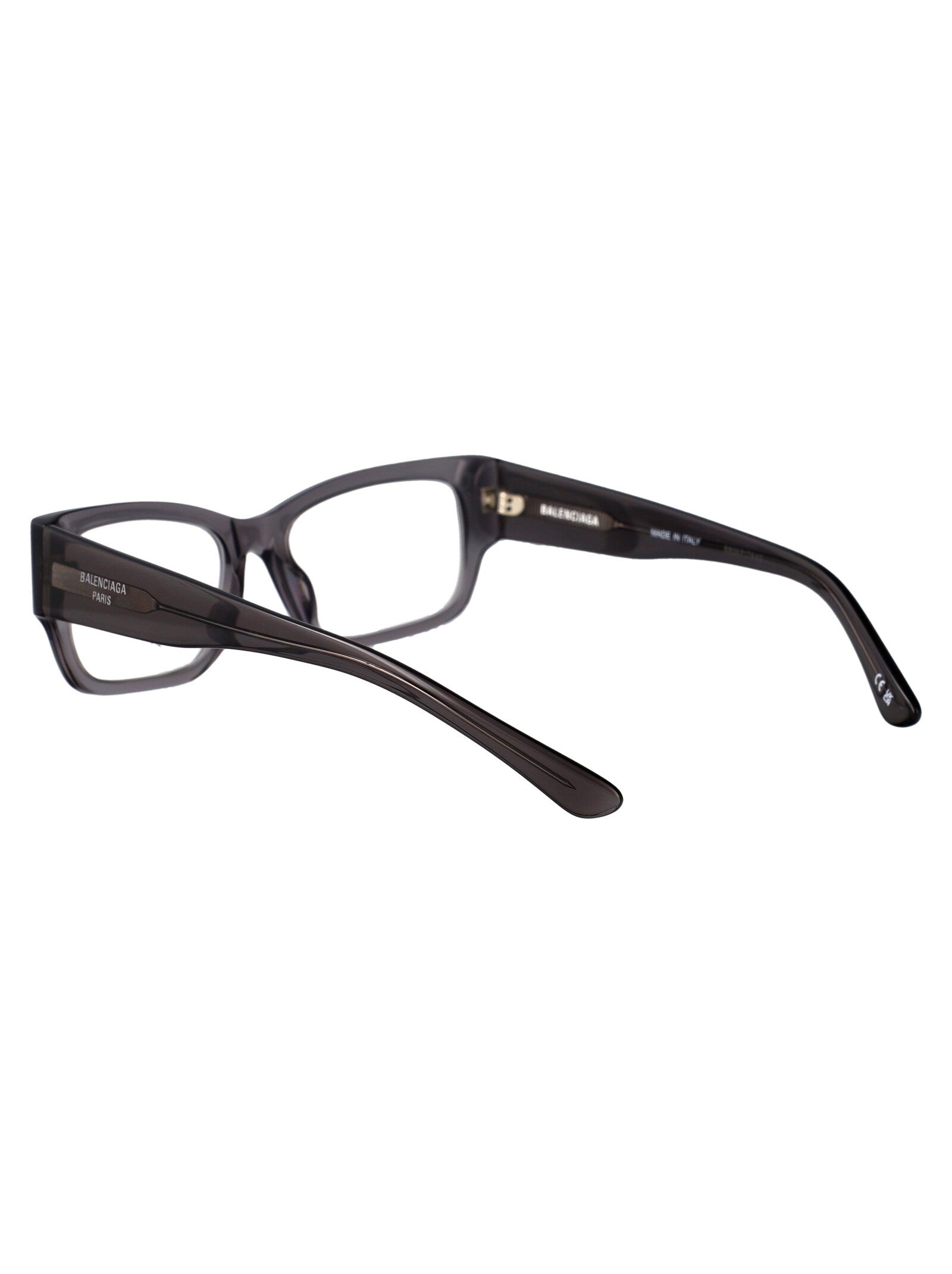 BALENCIAGA Elegant Transparent Acetate Optical Glasses for Men