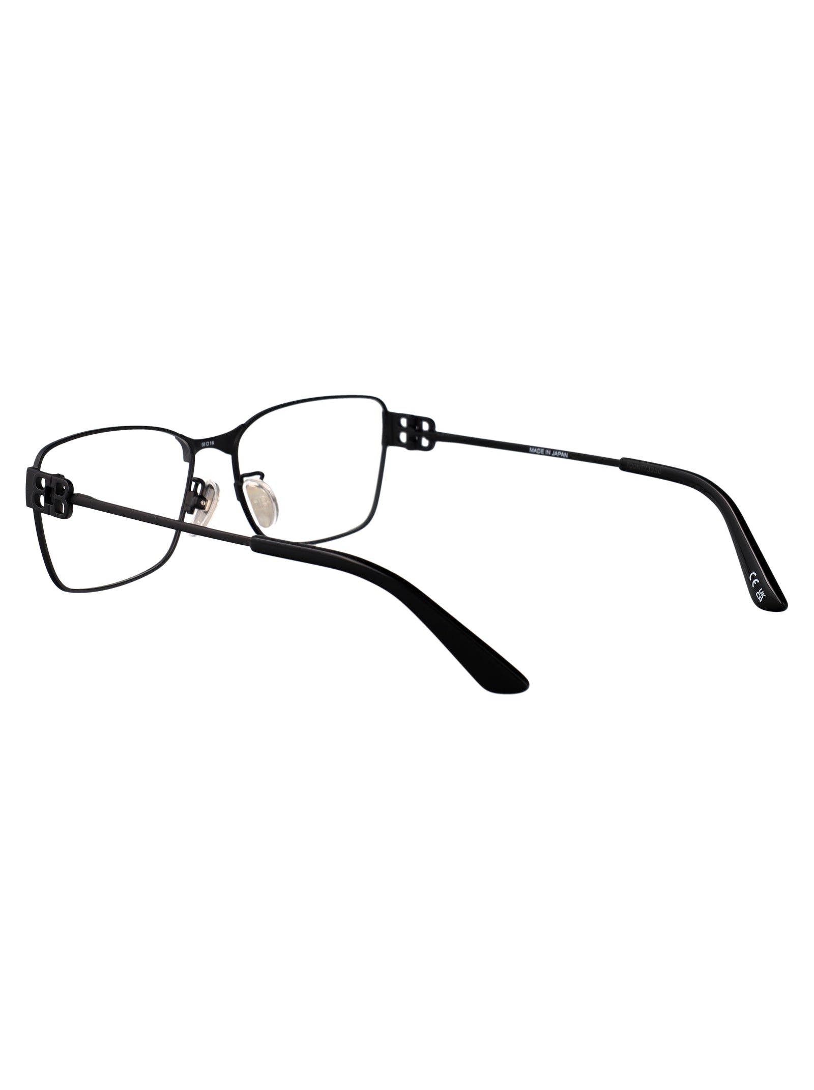 BALENCIAGA Unisex Transparent Metal Optical Glasses