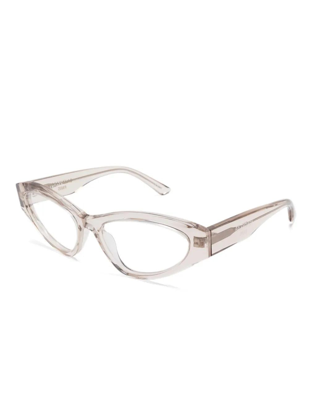 BALENCIAGA Transparent Recycled Acetate Optical Glasses