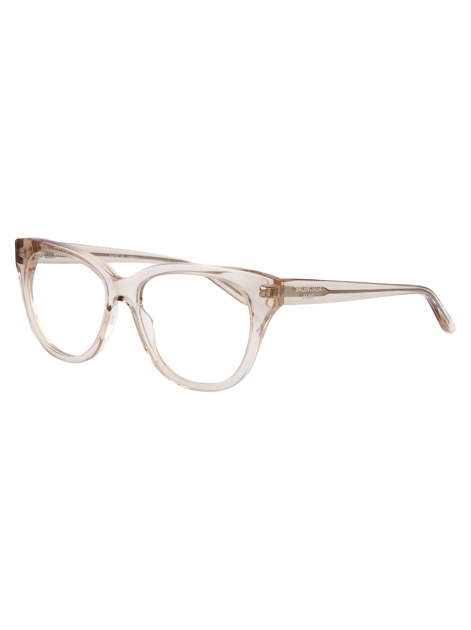 BALENCIAGA Transparent Recycled Acetate Optical Glasses for Women