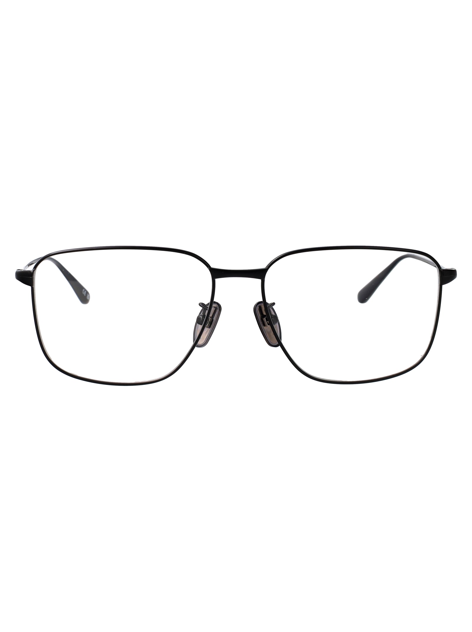 BALENCIAGA Sophisticated Transparent Metal Optical Glasses for Men