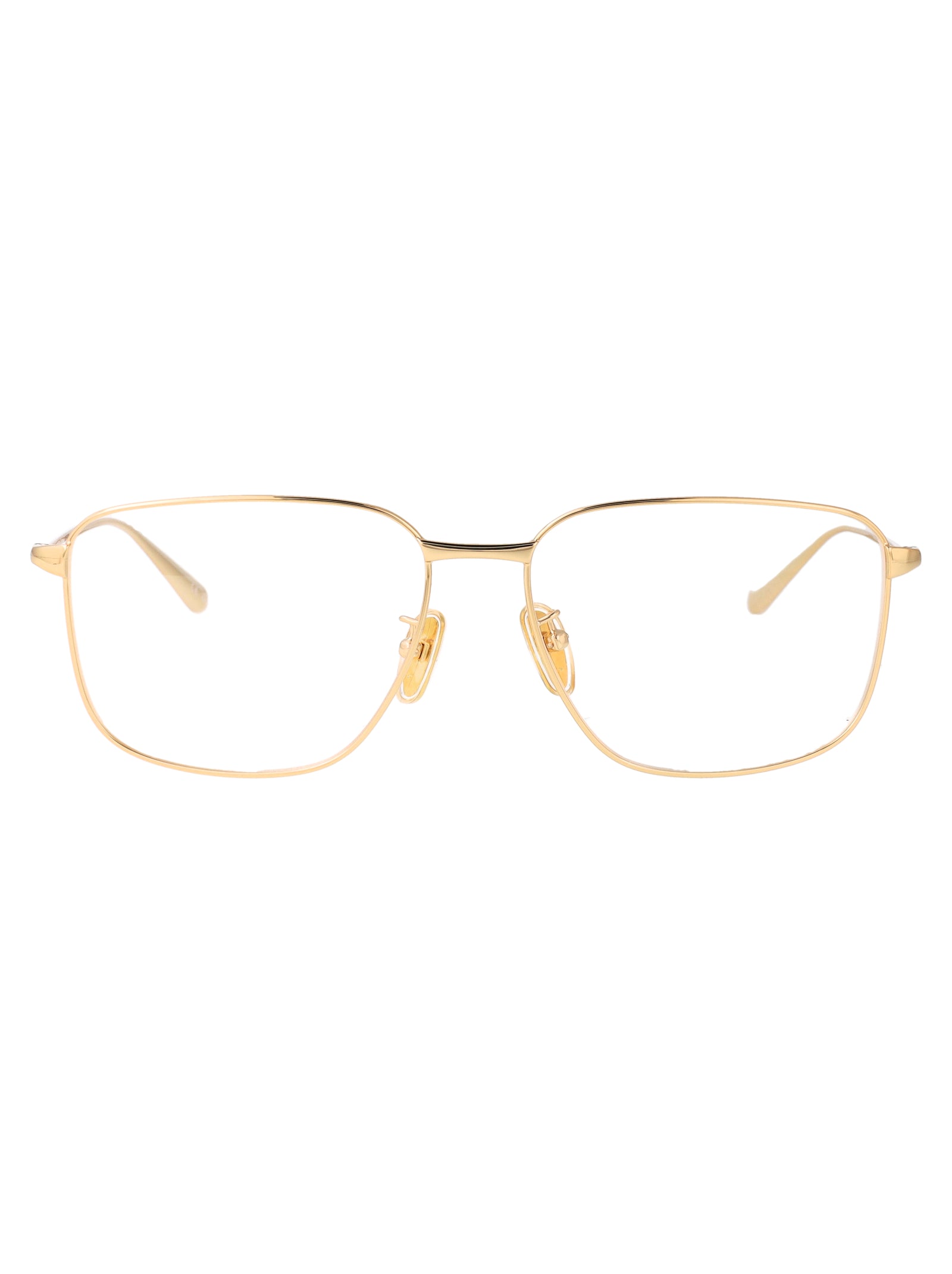 BALENCIAGA Stylish Transparent Metal Optical Glasses for Men
